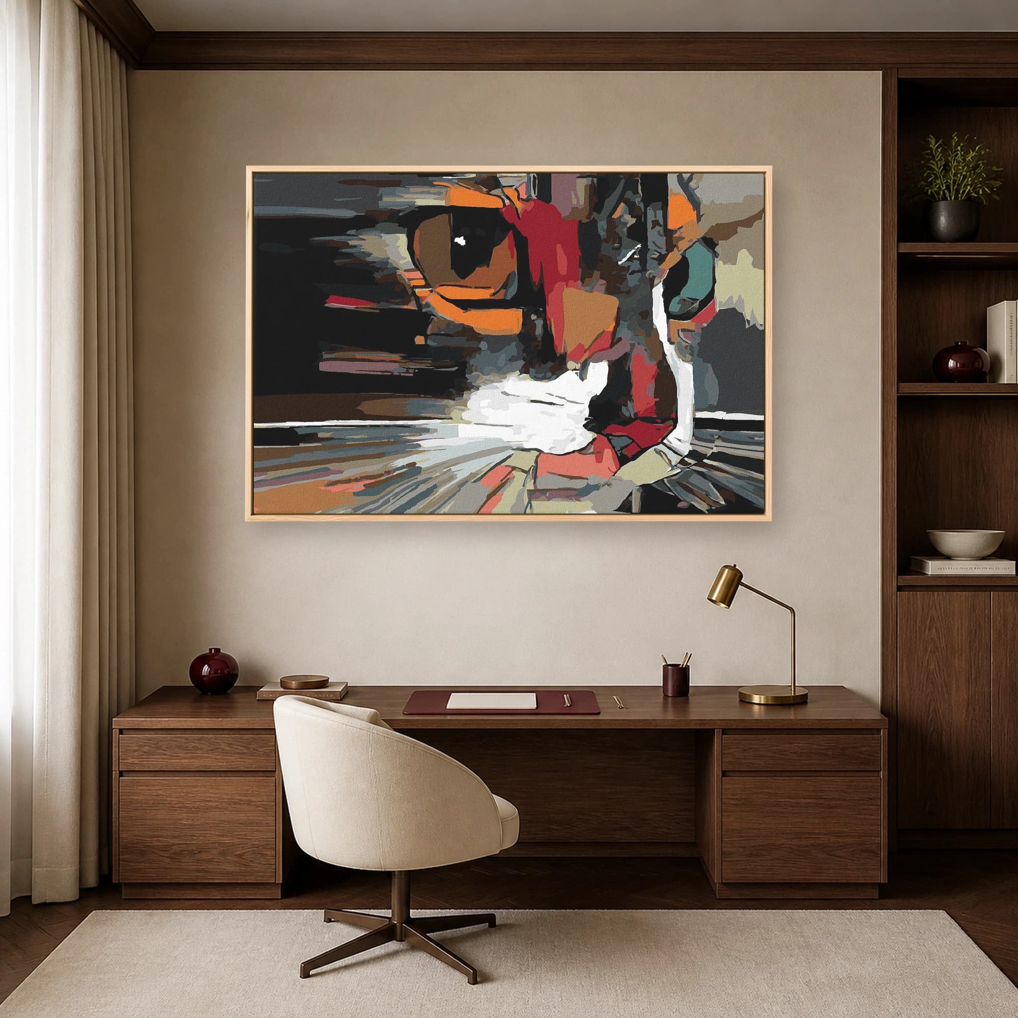 Bold Formula 1 Racing Driver Abstract Pop Art Canvas Print, view 5
