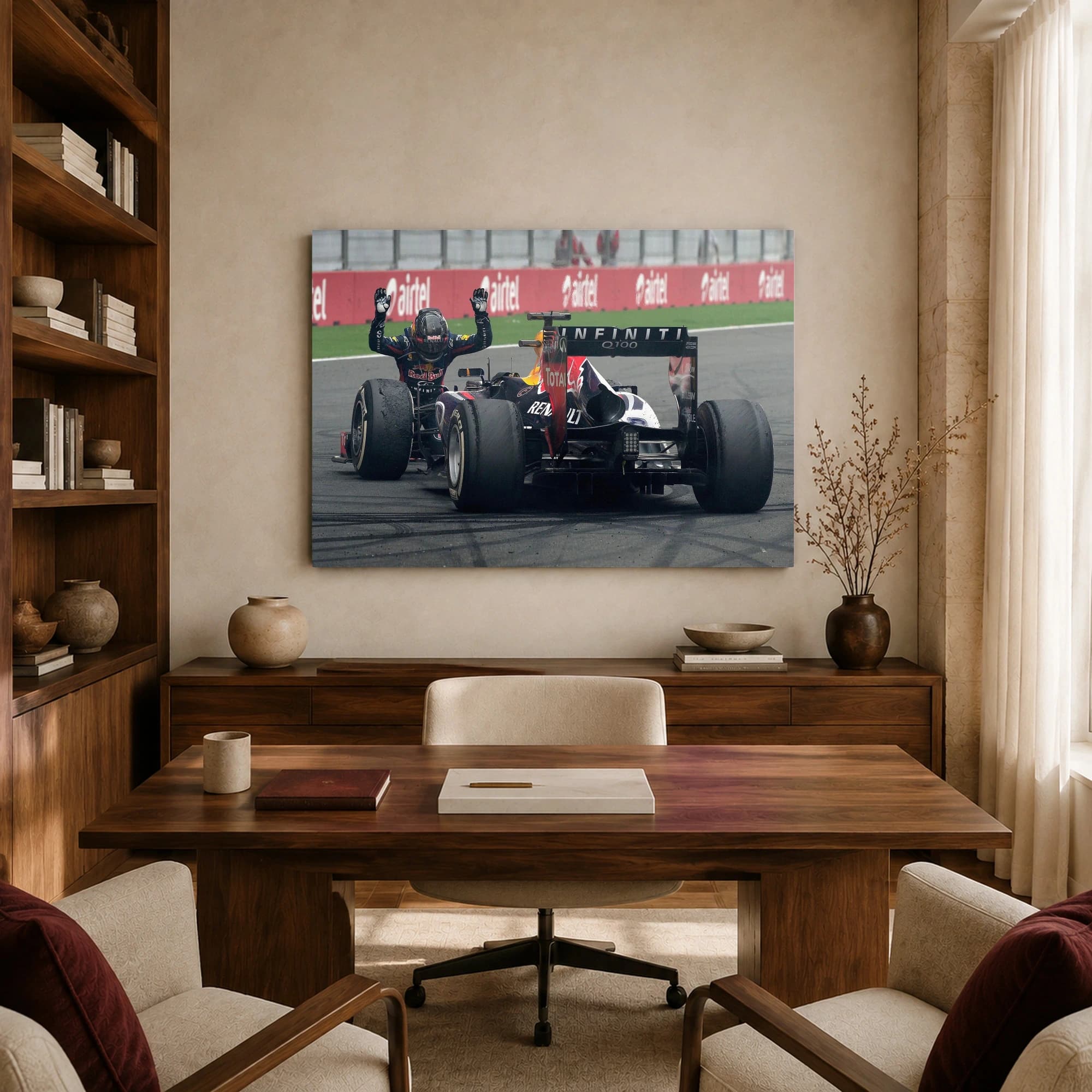 Formula One Victory Celebration Sports Wall Art, view 8