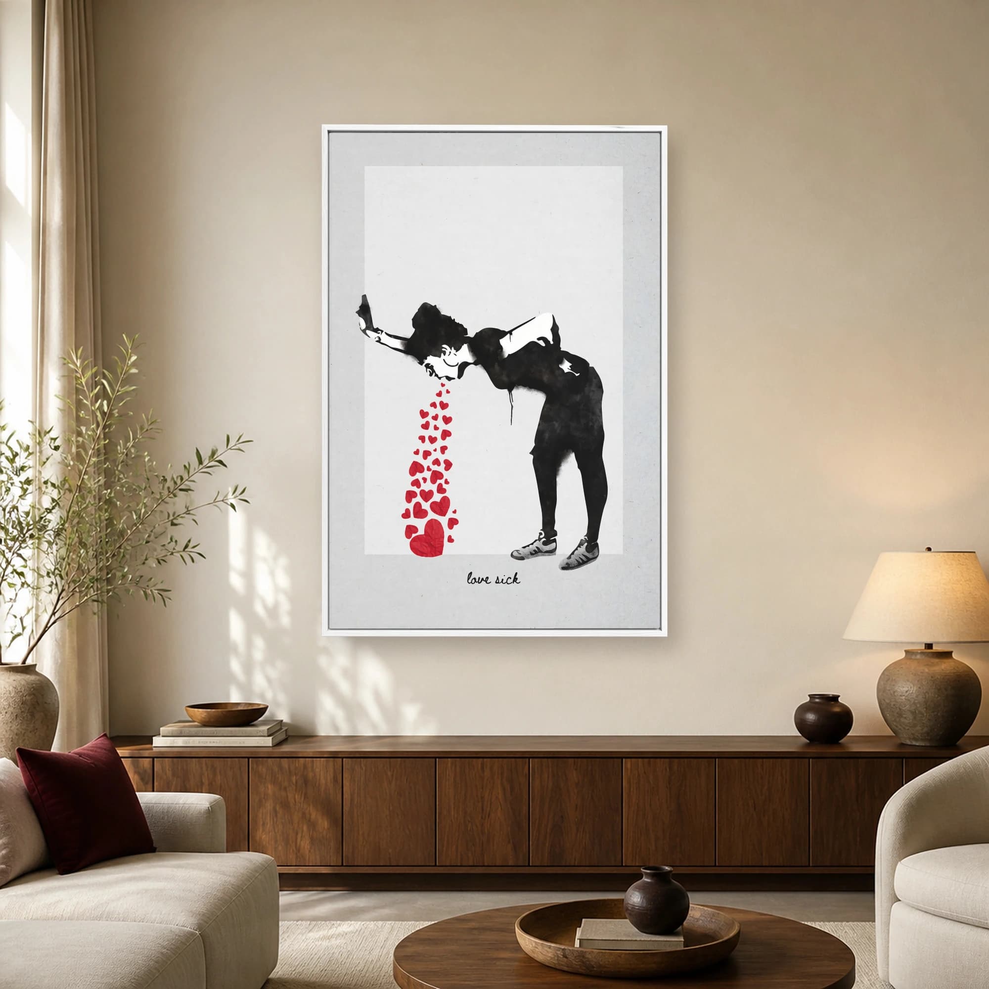 Love Sick Pop Art Print, view 2