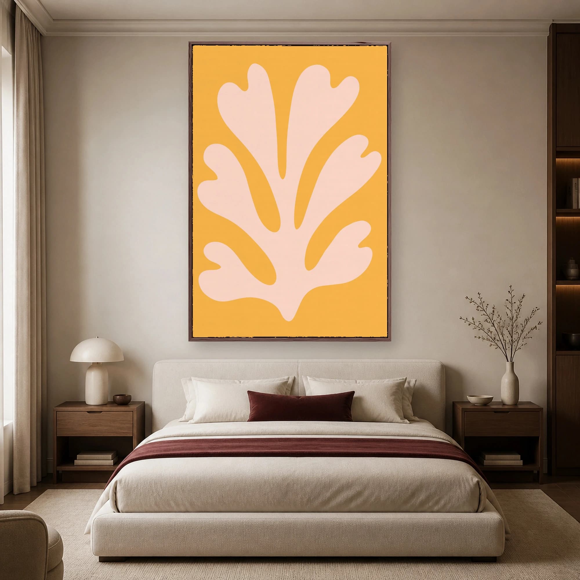 Abstract Coral Cut Out Wall Art, view 3