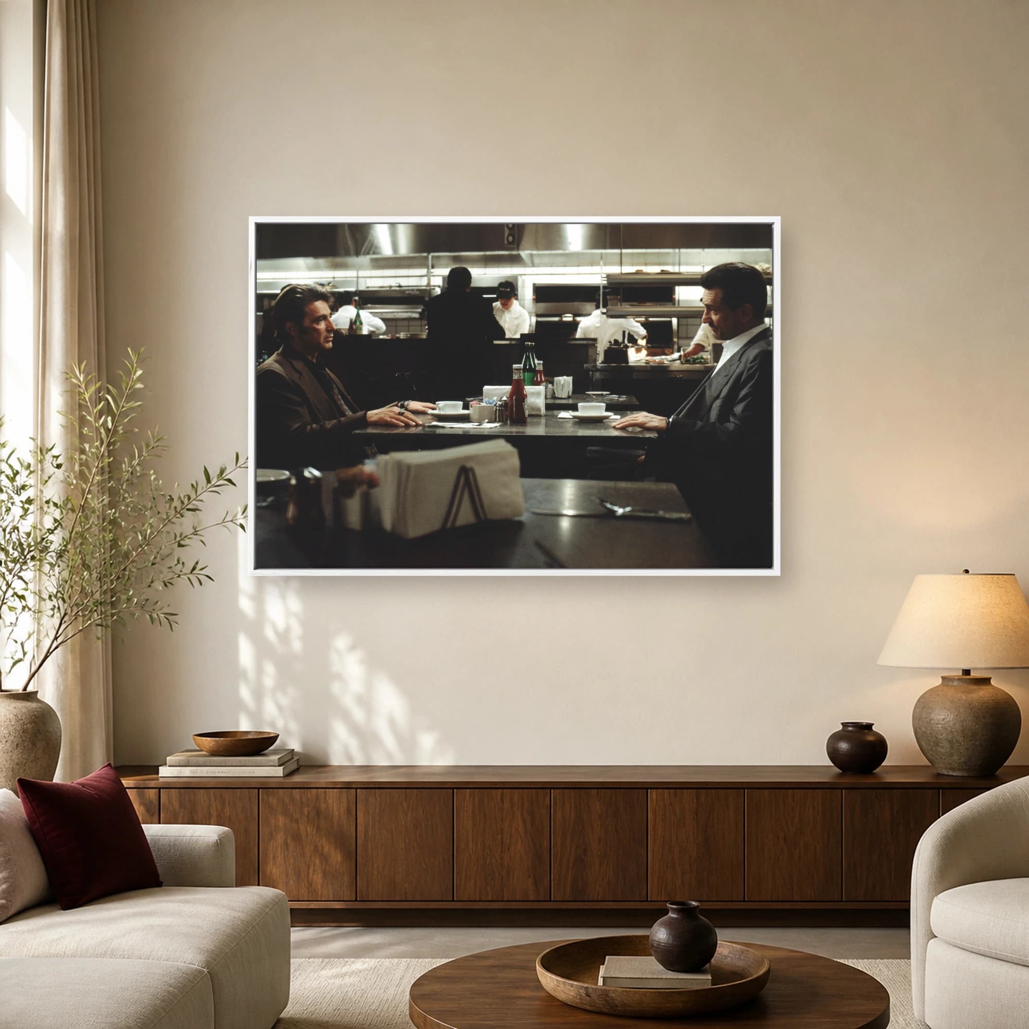 Heat Diner Scene Movie Wall Art, view 2