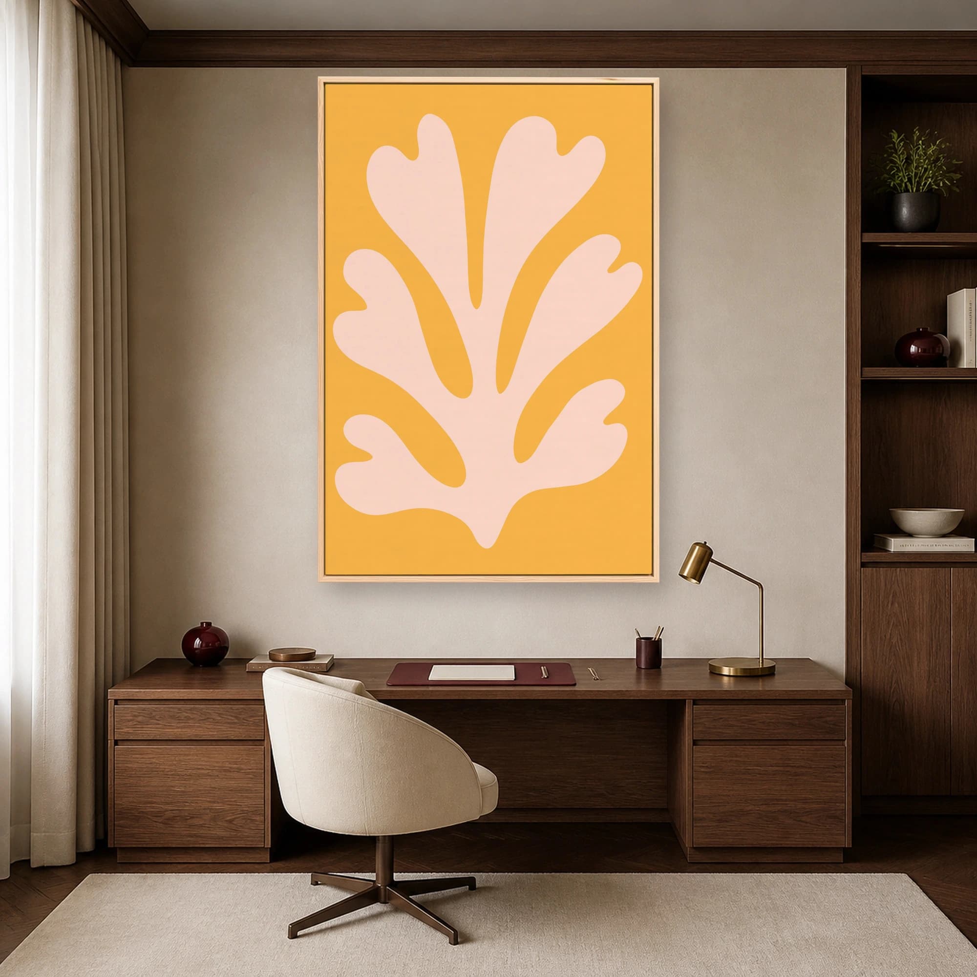 Abstract Coral Cut Out Wall Art, view 5