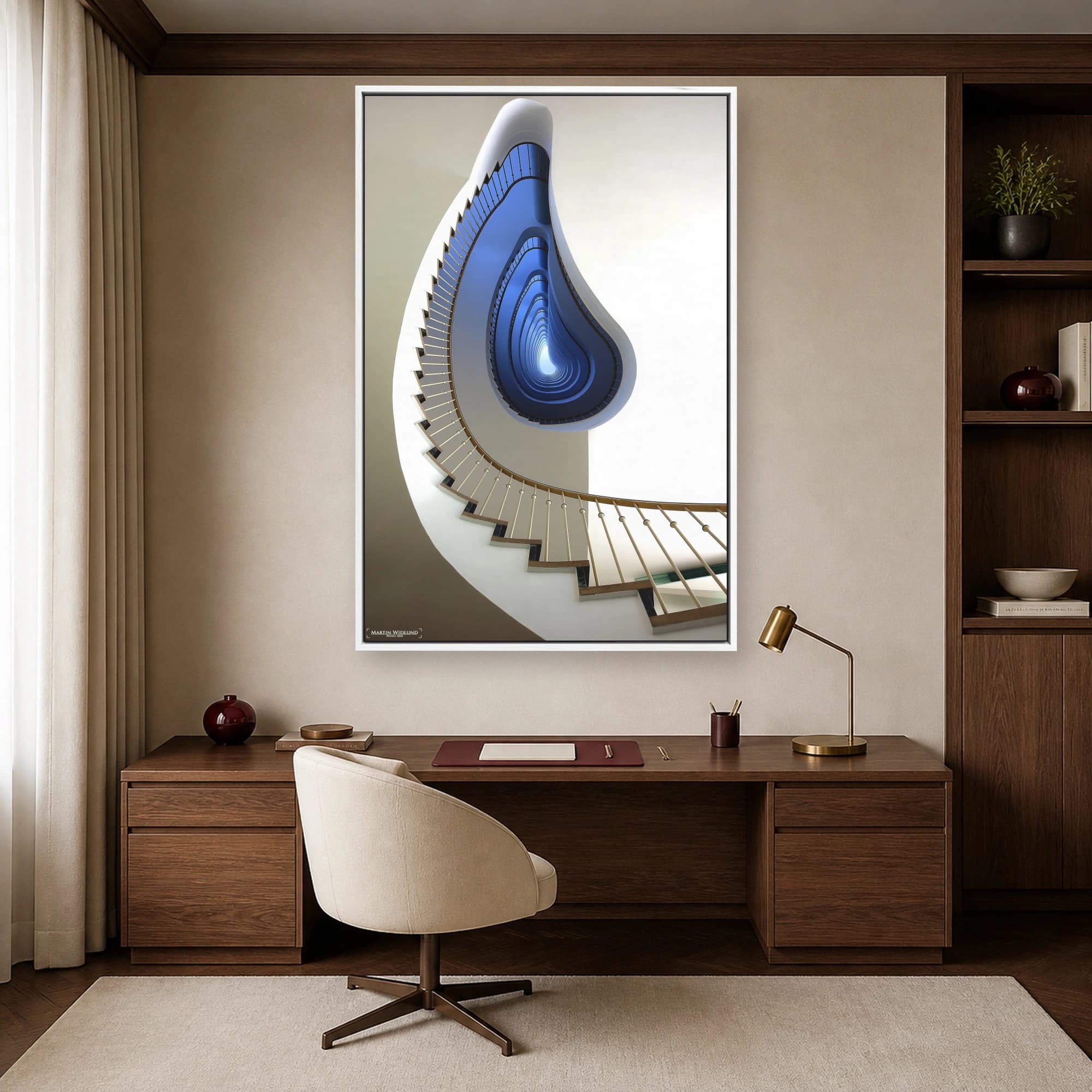Infinite Staircase Architectural Wall Art, view 3