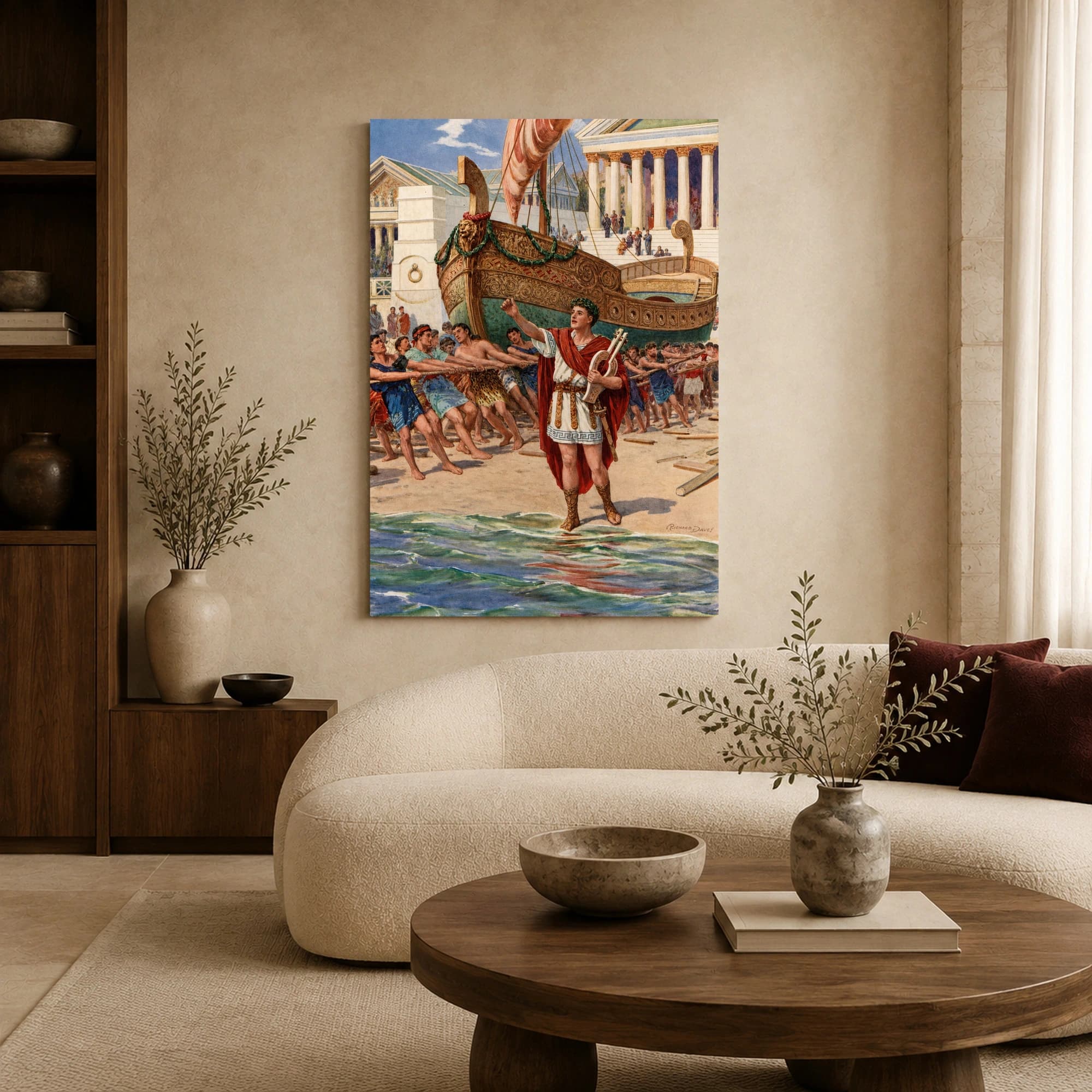 Orpheus and the Argonauts Classical Mythology Art Print, view 5