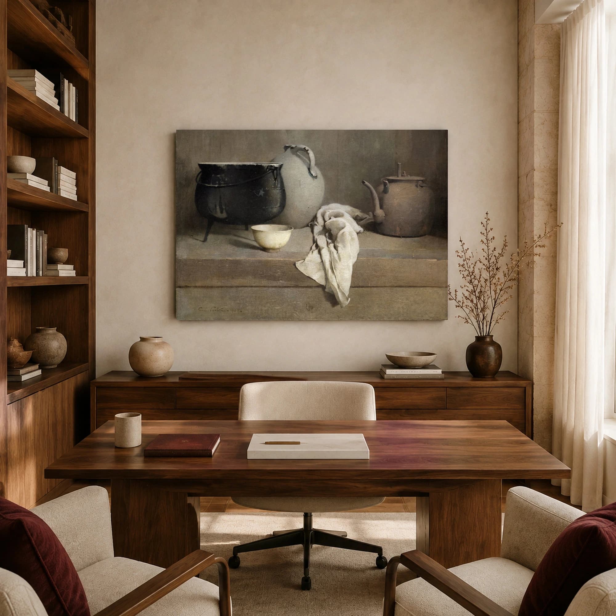 Emil Carlsen 1905 Still Life Vintage Canvas Print, view 8