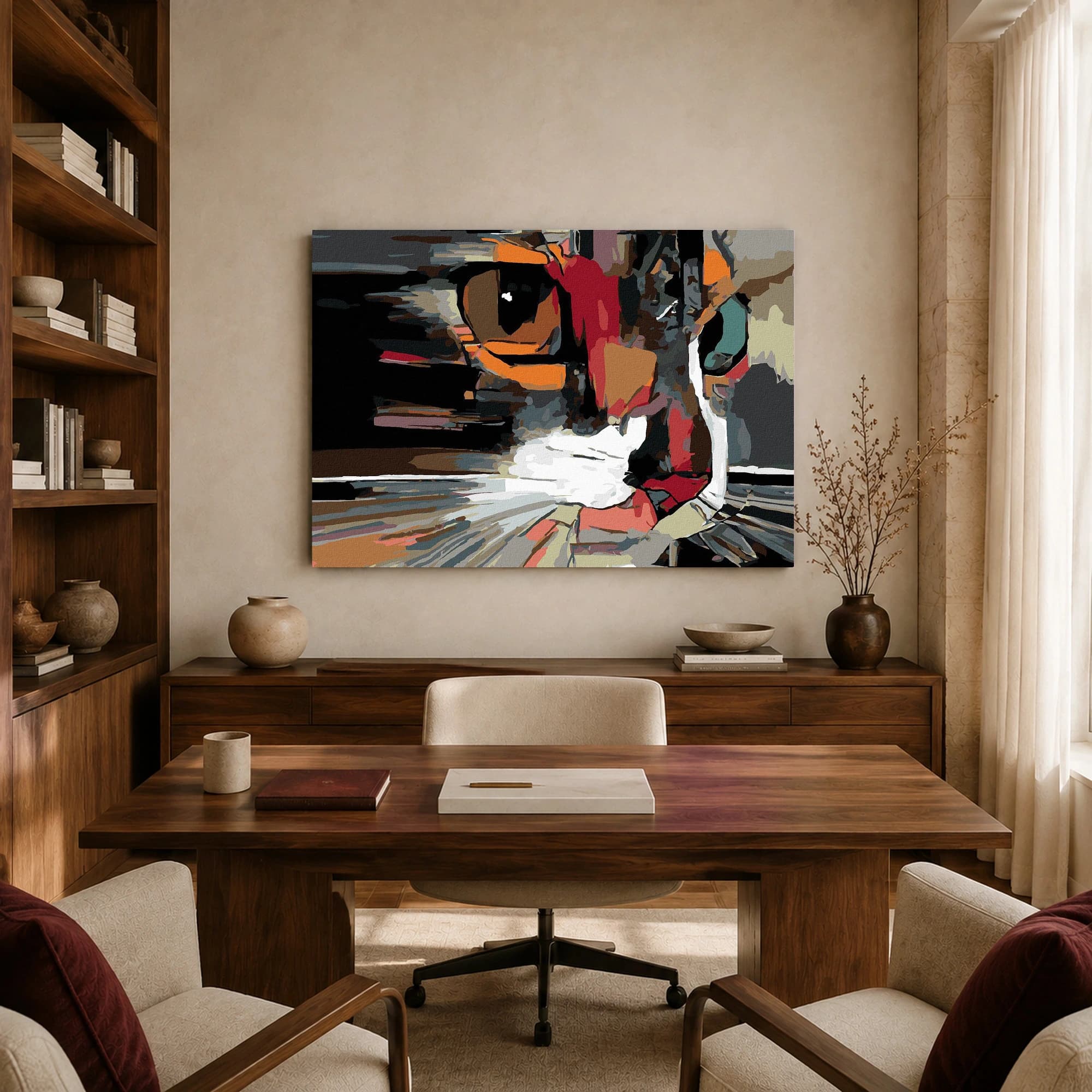 Bold Formula 1 Racing Driver Abstract Pop Art Canvas Print, view 8