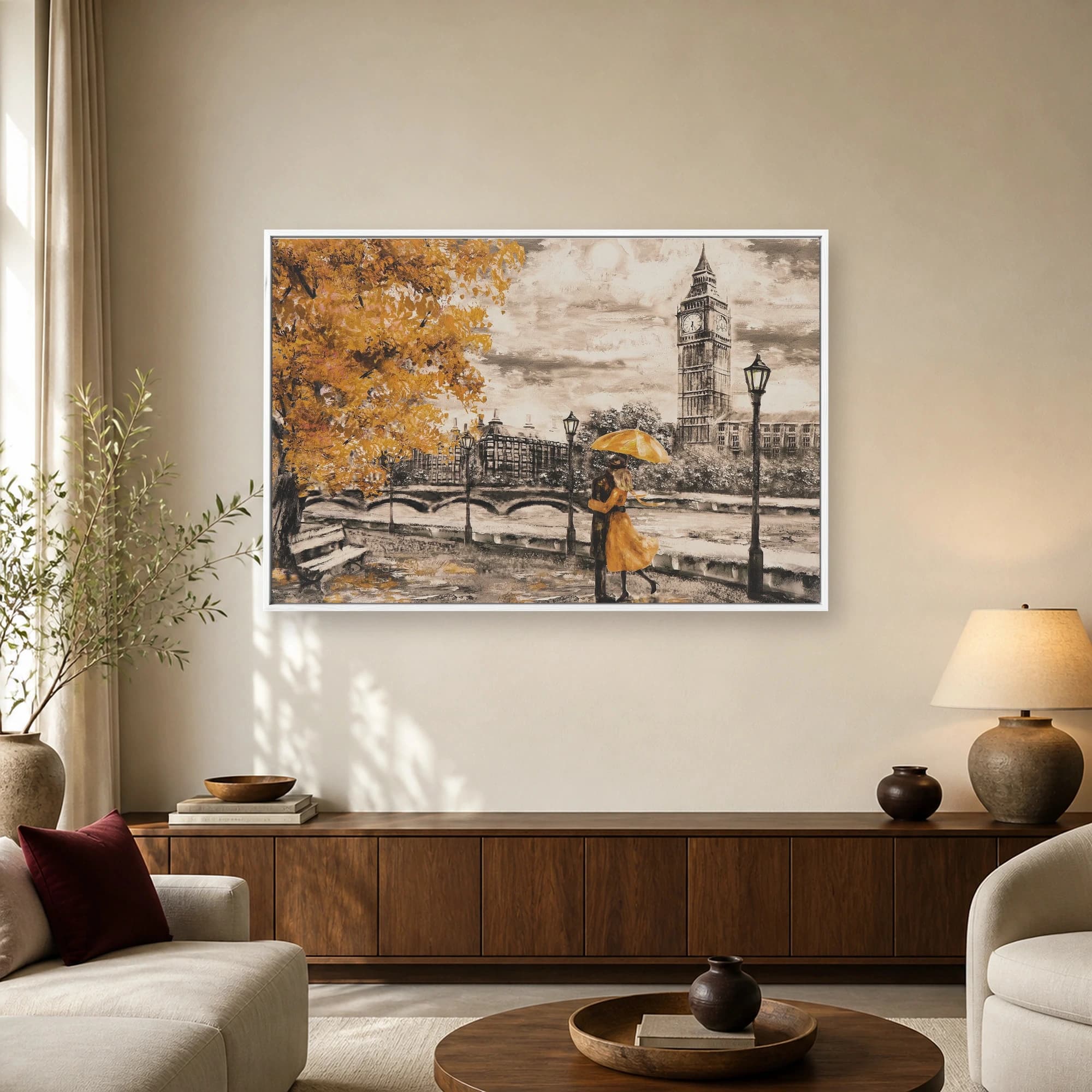 Autumn Romance in London Wall Art, view 2
