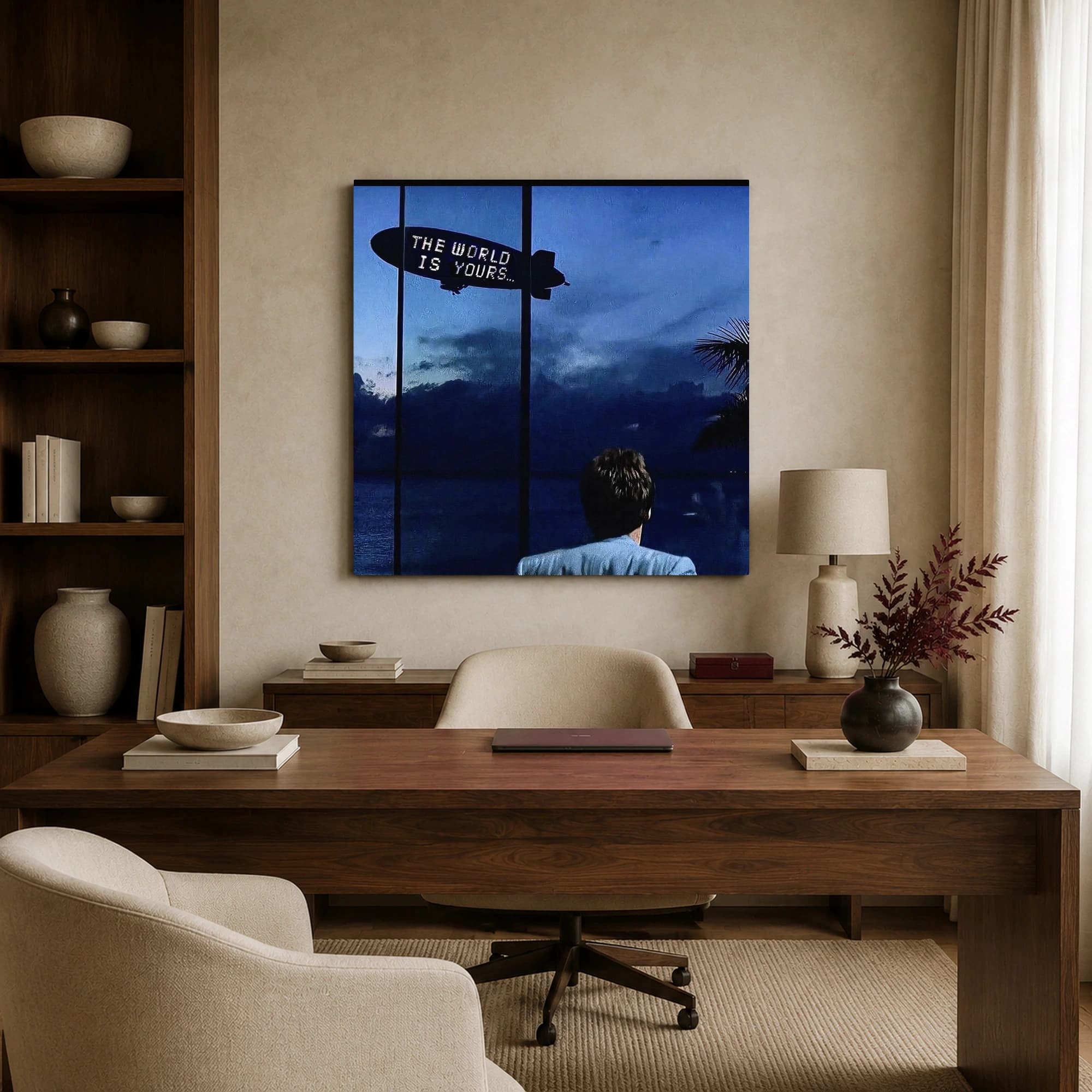 The World Is Yours Cinematic Blimp Wall Art, view 5