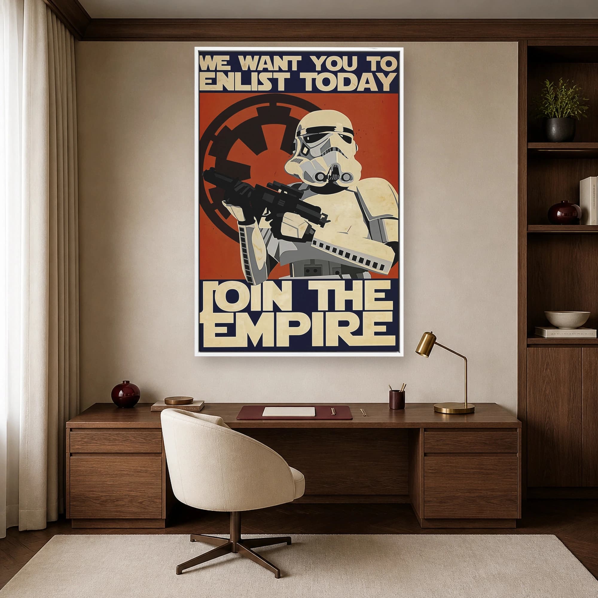 Star Wars Stormtrooper Enlist Today Movie Poster Art, view 7