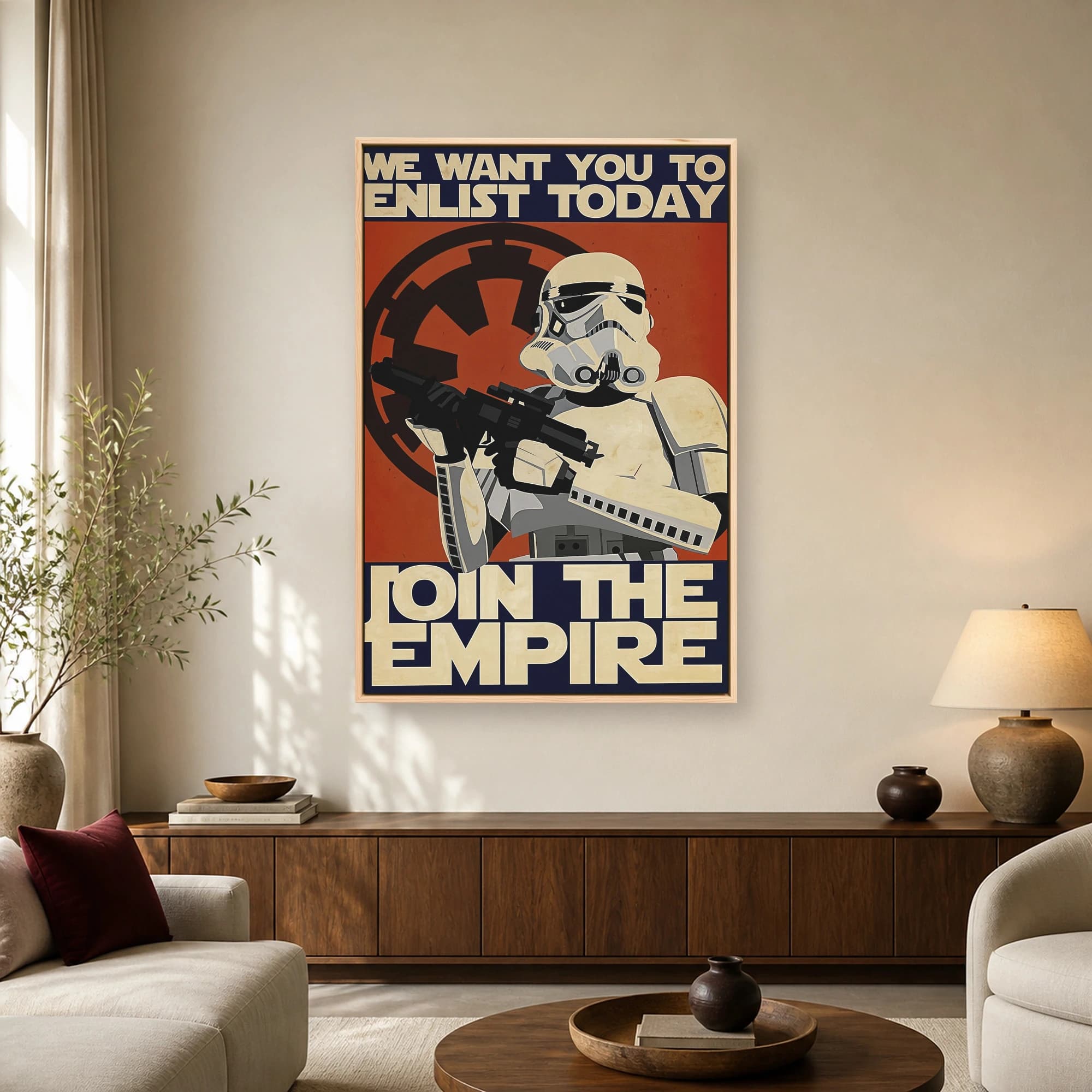 Star Wars Stormtrooper Enlist Today Movie Poster Art, view 2