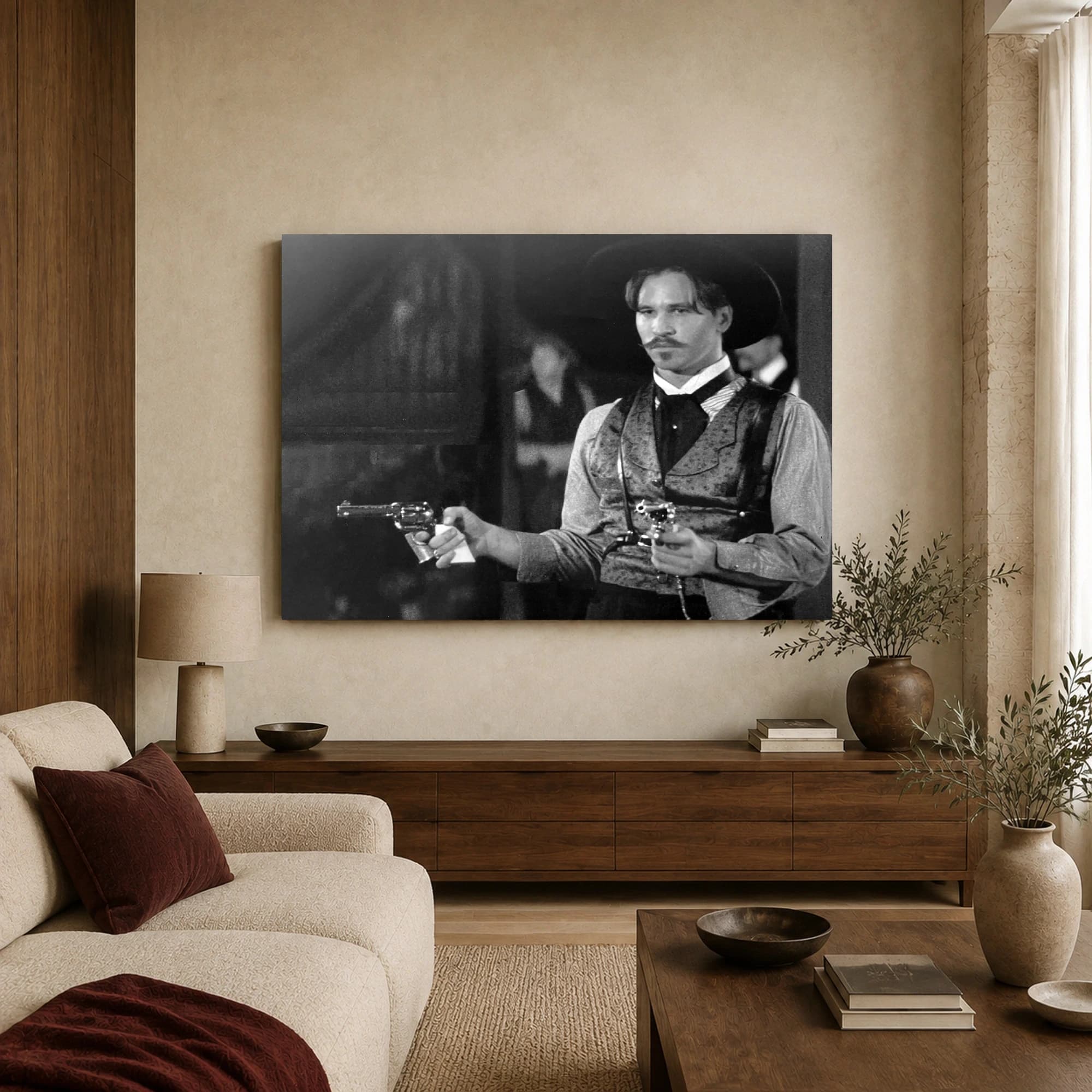Doc Holliday Tombstone Movie Canvas Wall Art, view 2