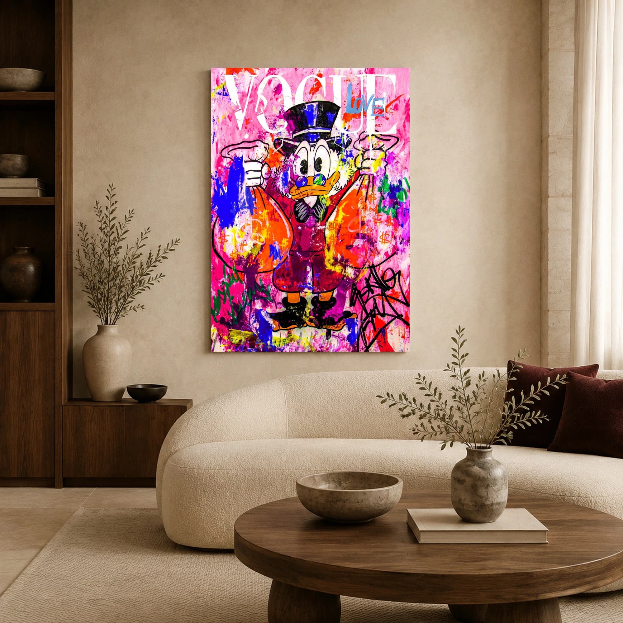 Vogue Wealth Pop Art Canvas Print, view 5
