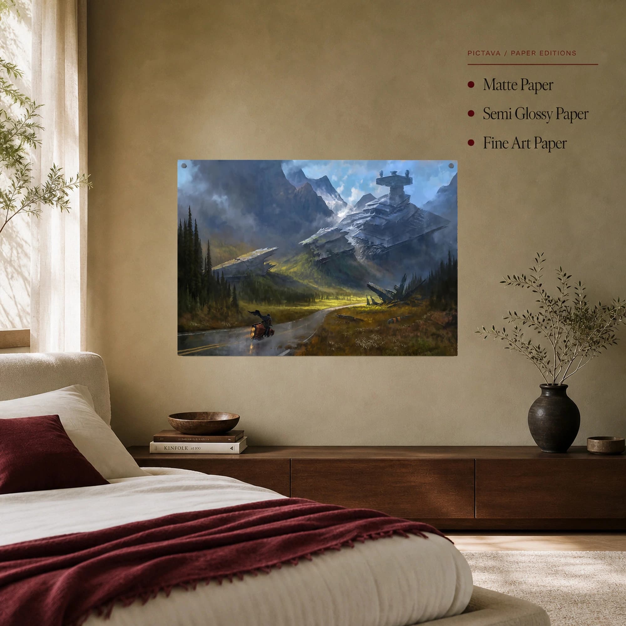 Fallen Star Destroyer Canvas Art Print, view 7