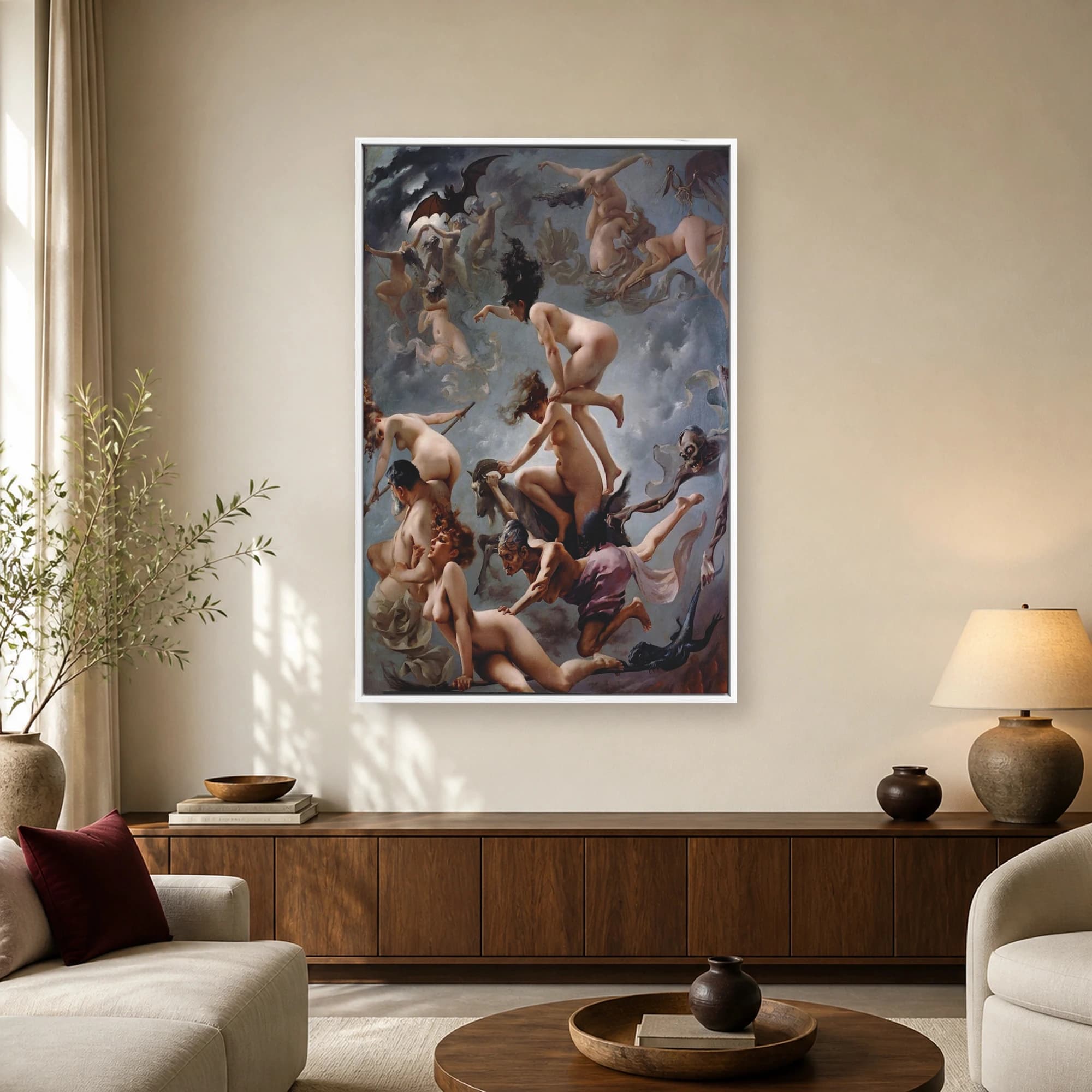 Witches Going to Their Sabbath Canvas Print by Luis Ricardo Falero, view 2
