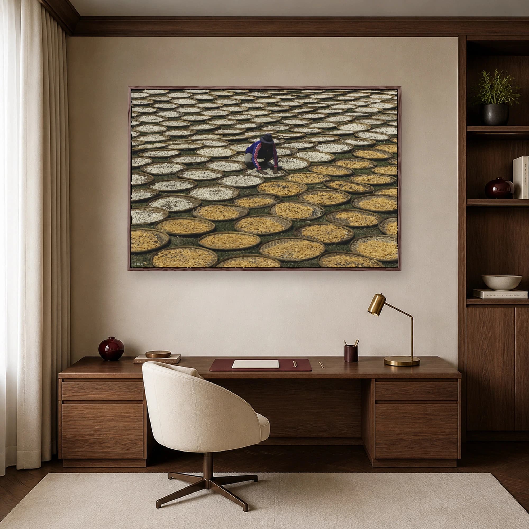 Harvest Drying Patterns Fine Art Print, view 6