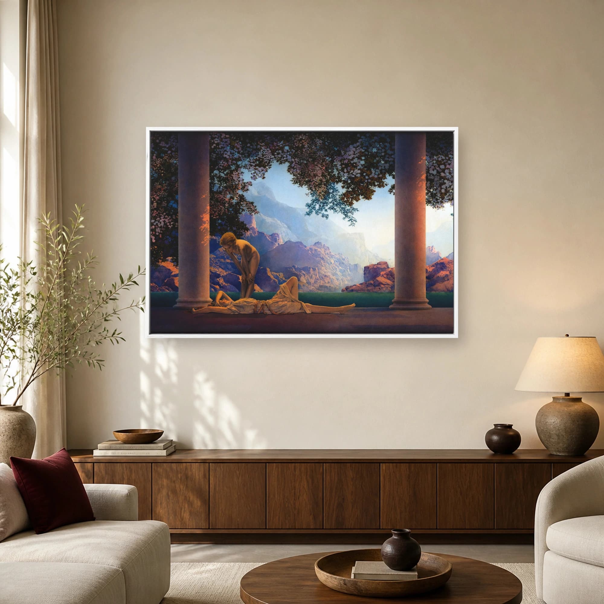 Maxfield Parrish The South Wind Canvas Art Print, view 2