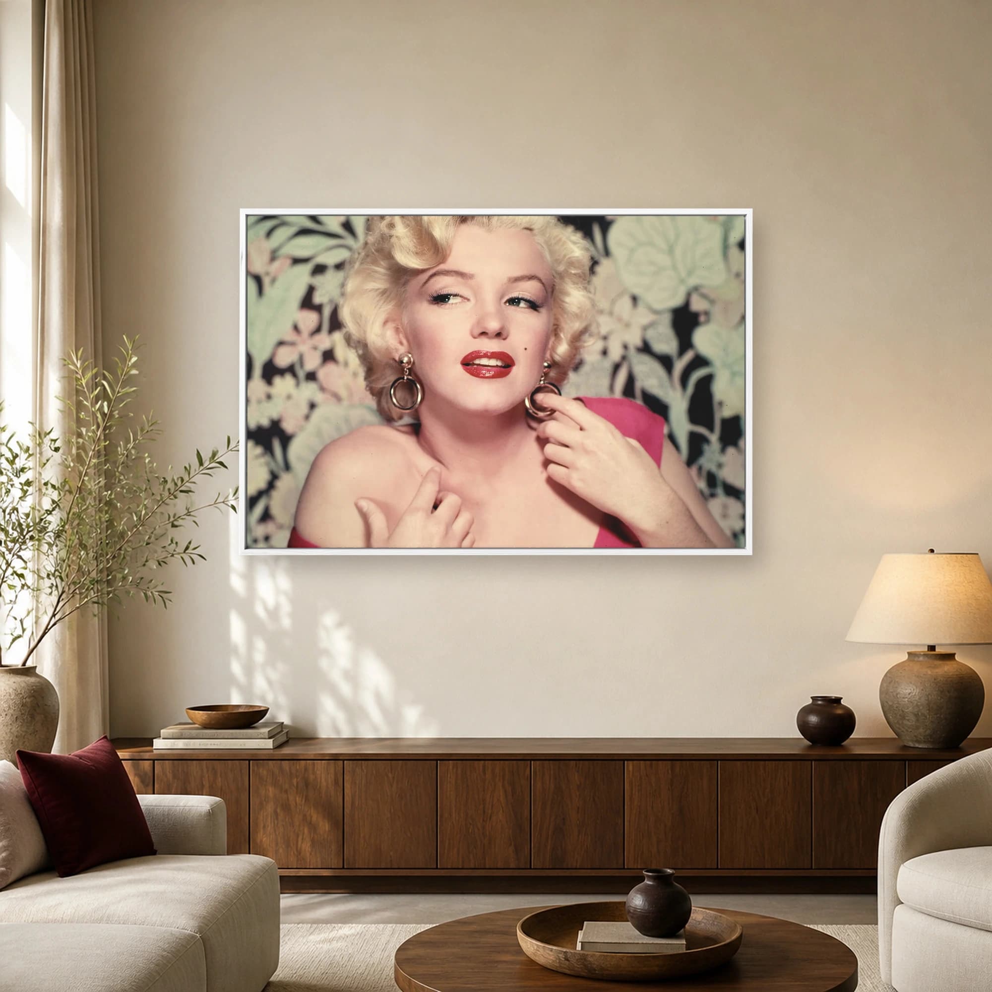 Marilyn Monroe Classic Hollywood Portrait Wall Art, view 2