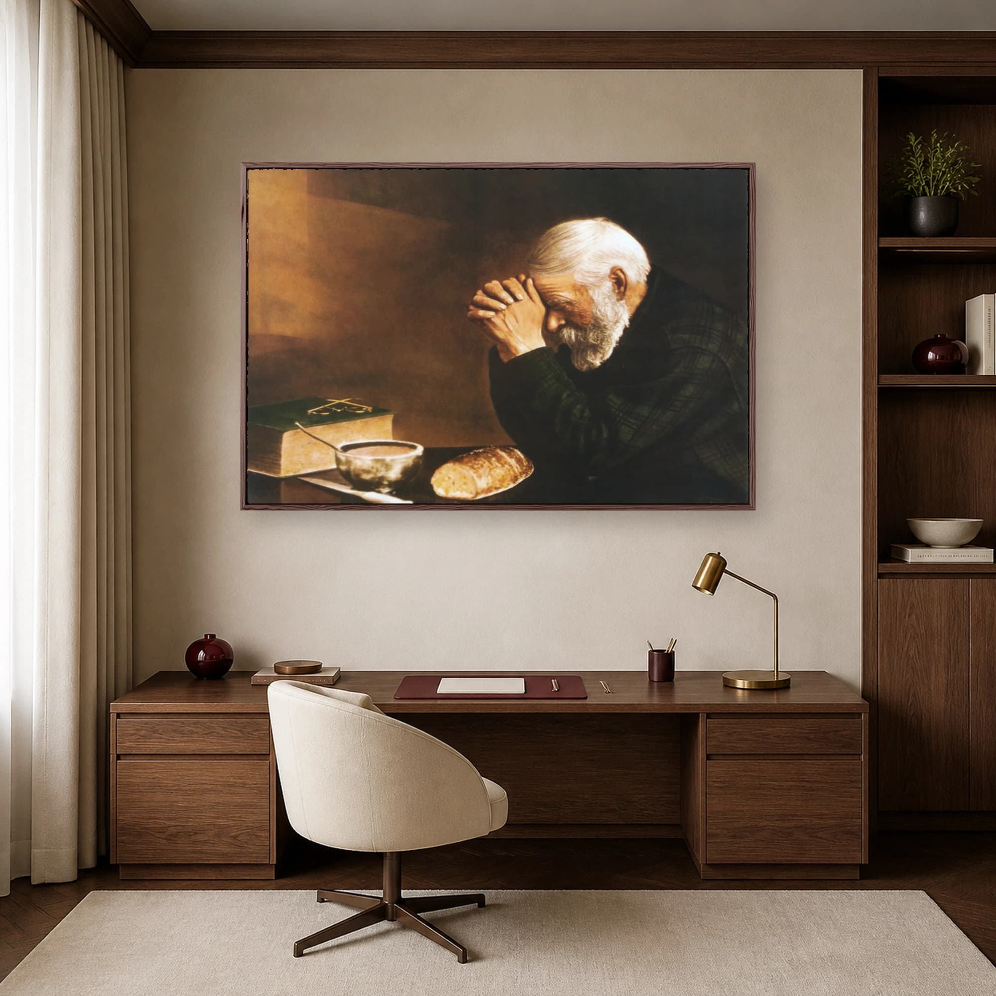 Grace Fine Art Print - Classic Prayer and Humility Wall Art, view 6