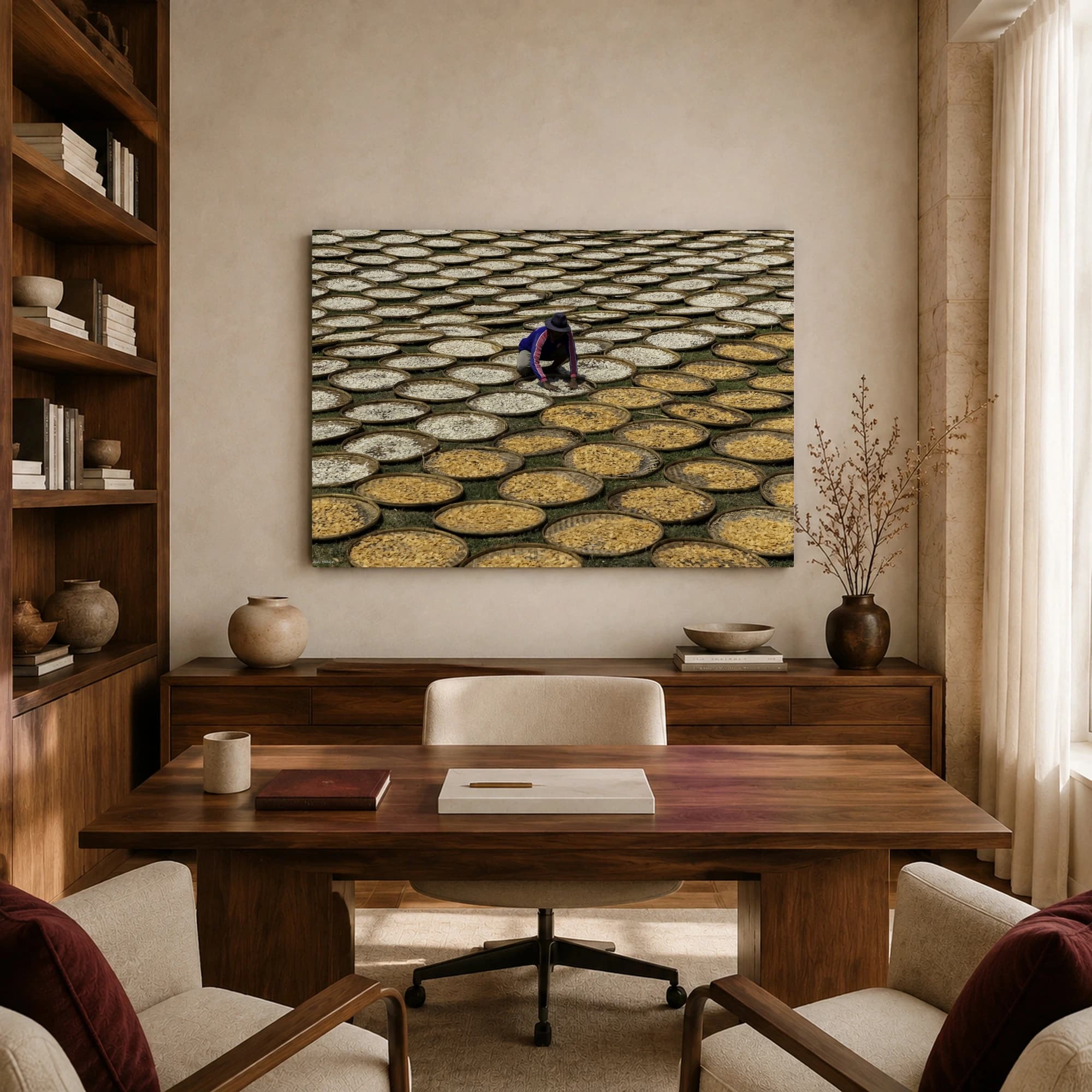 Harvest Drying Patterns Fine Art Print, view 8
