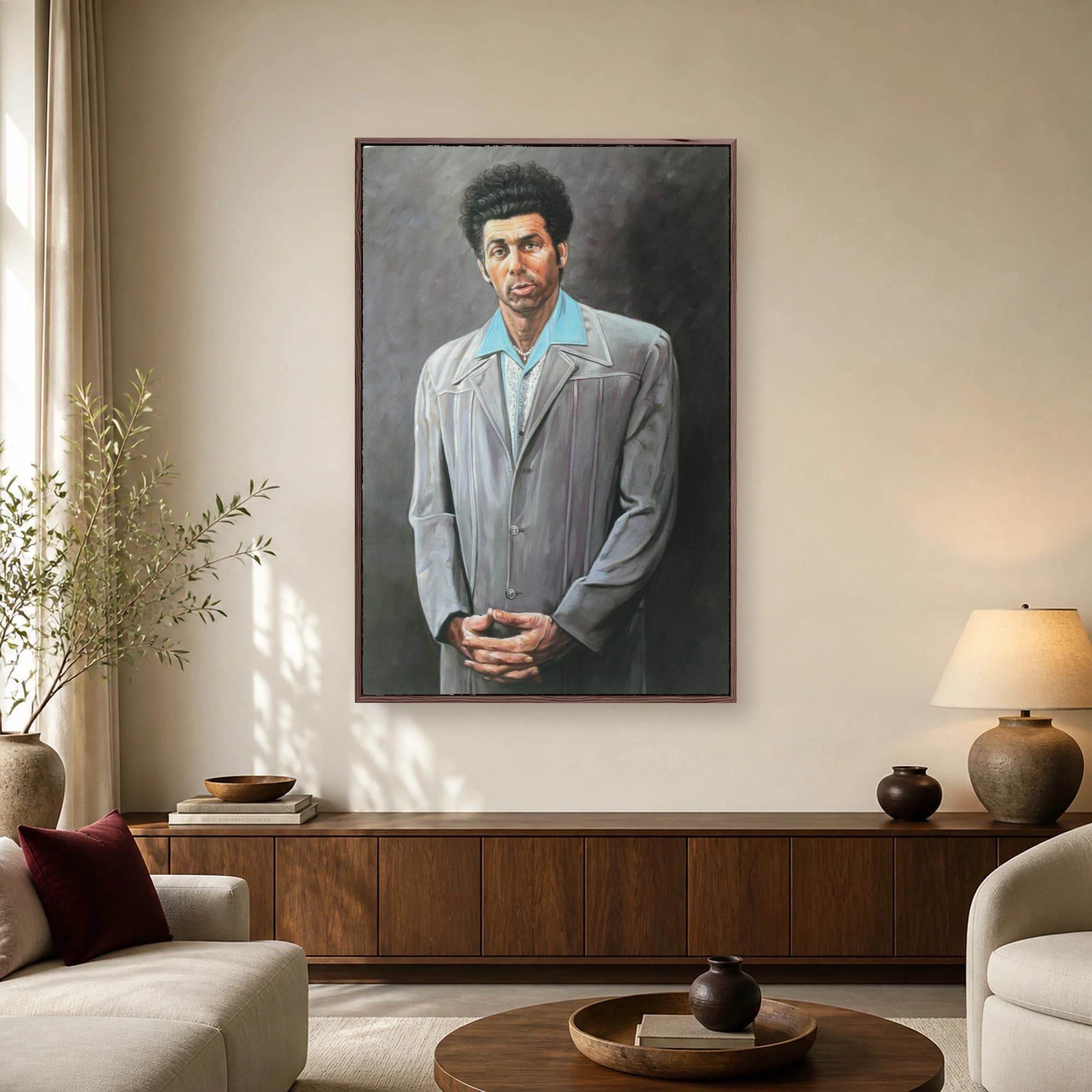 The Kramer Seinfeld Portrait Canvas Print, view 2