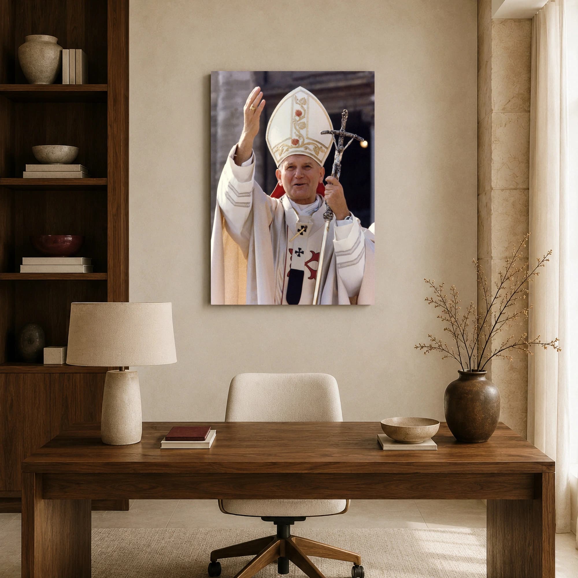 Pope John Paul II Historic Blessing Portrait Print, view 8