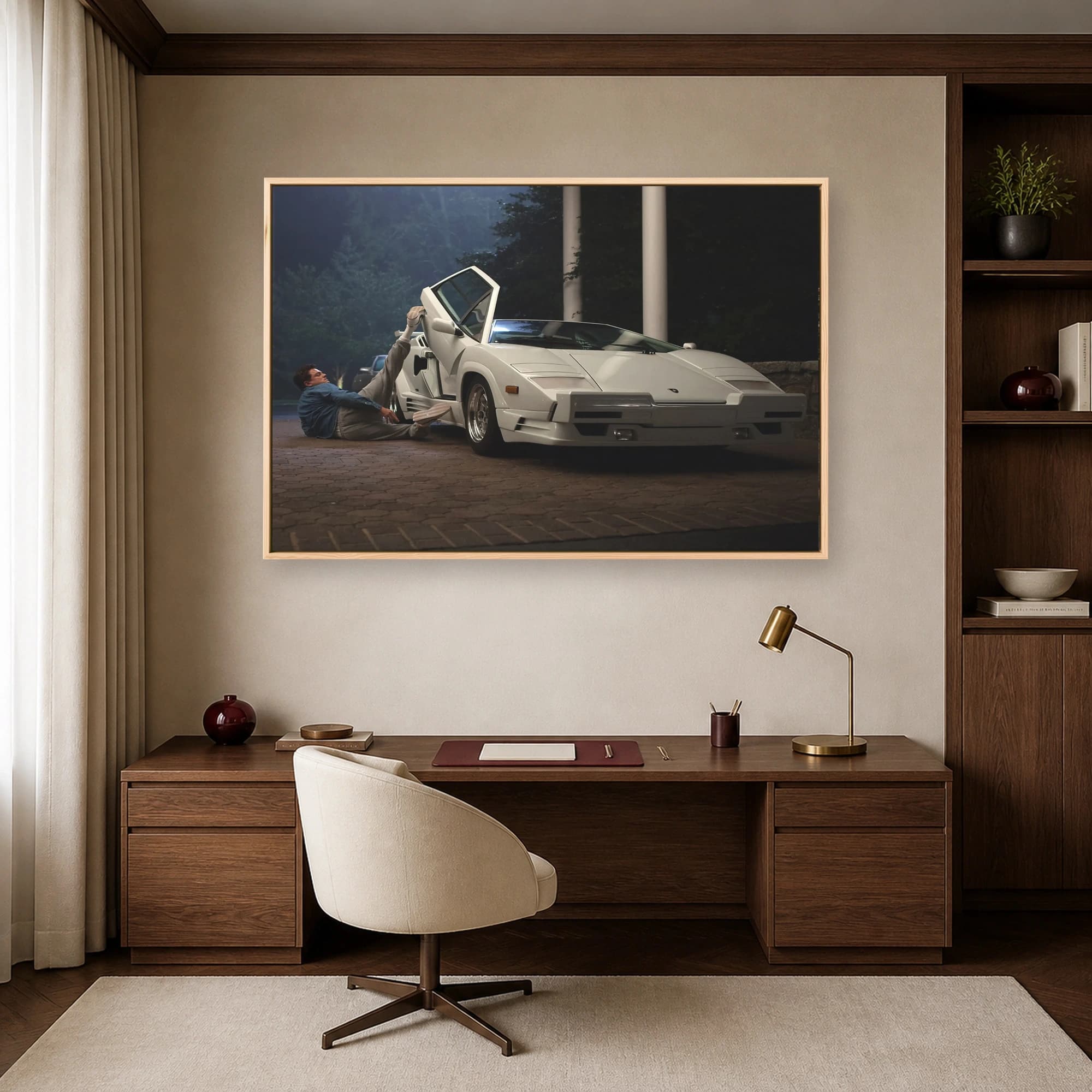 The Wolf of Wall Street Lamborghini Scene Canvas Print, view 6