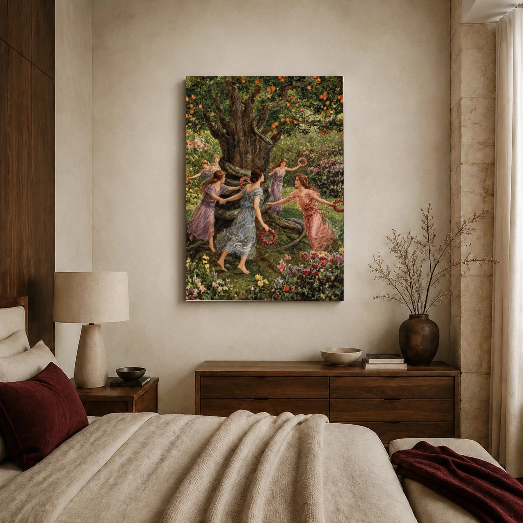 H.J. Ford The Hesperides Ring Dance Mythological Fine Art Print, view 7