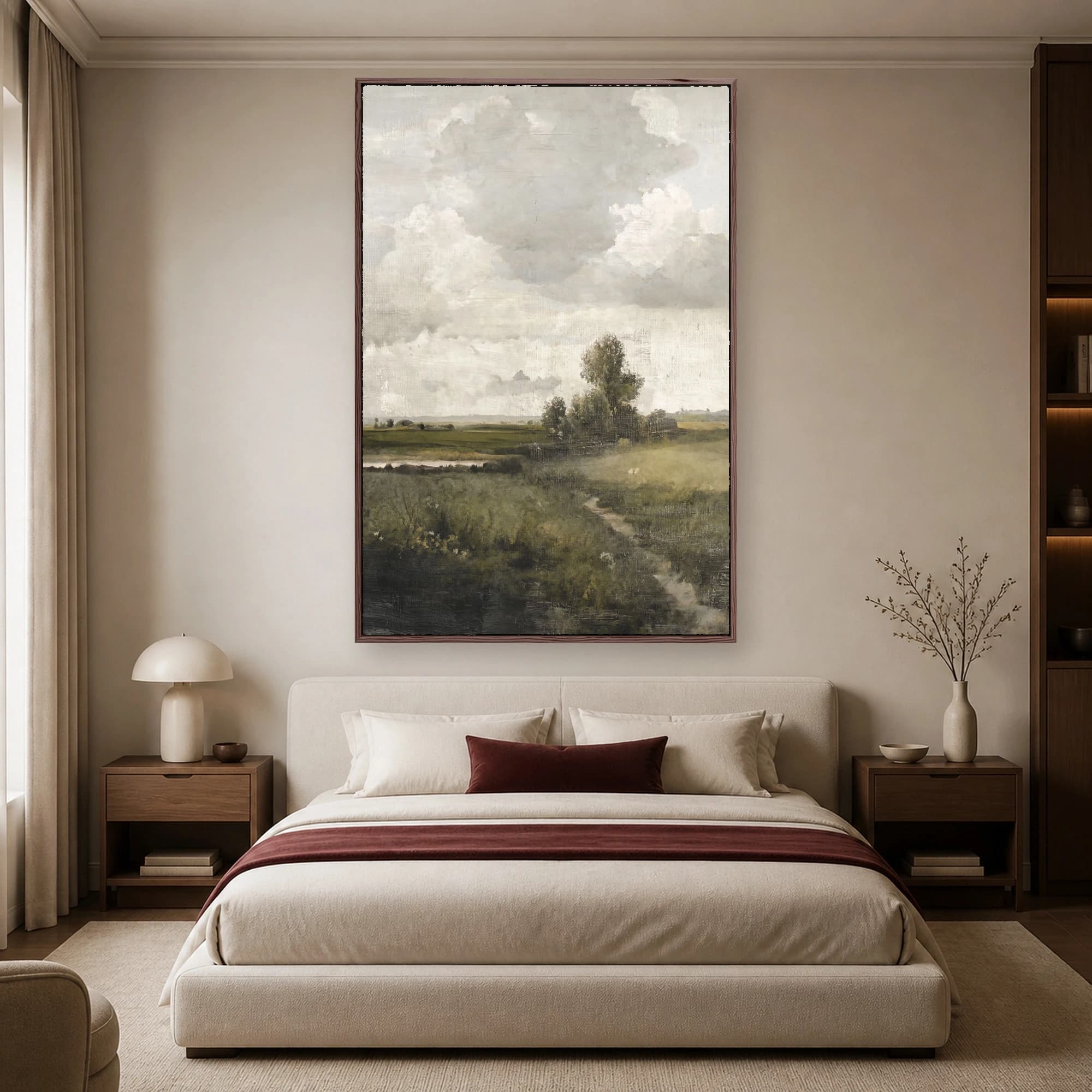 Dutch Countryside Landscape Art Print, view 4