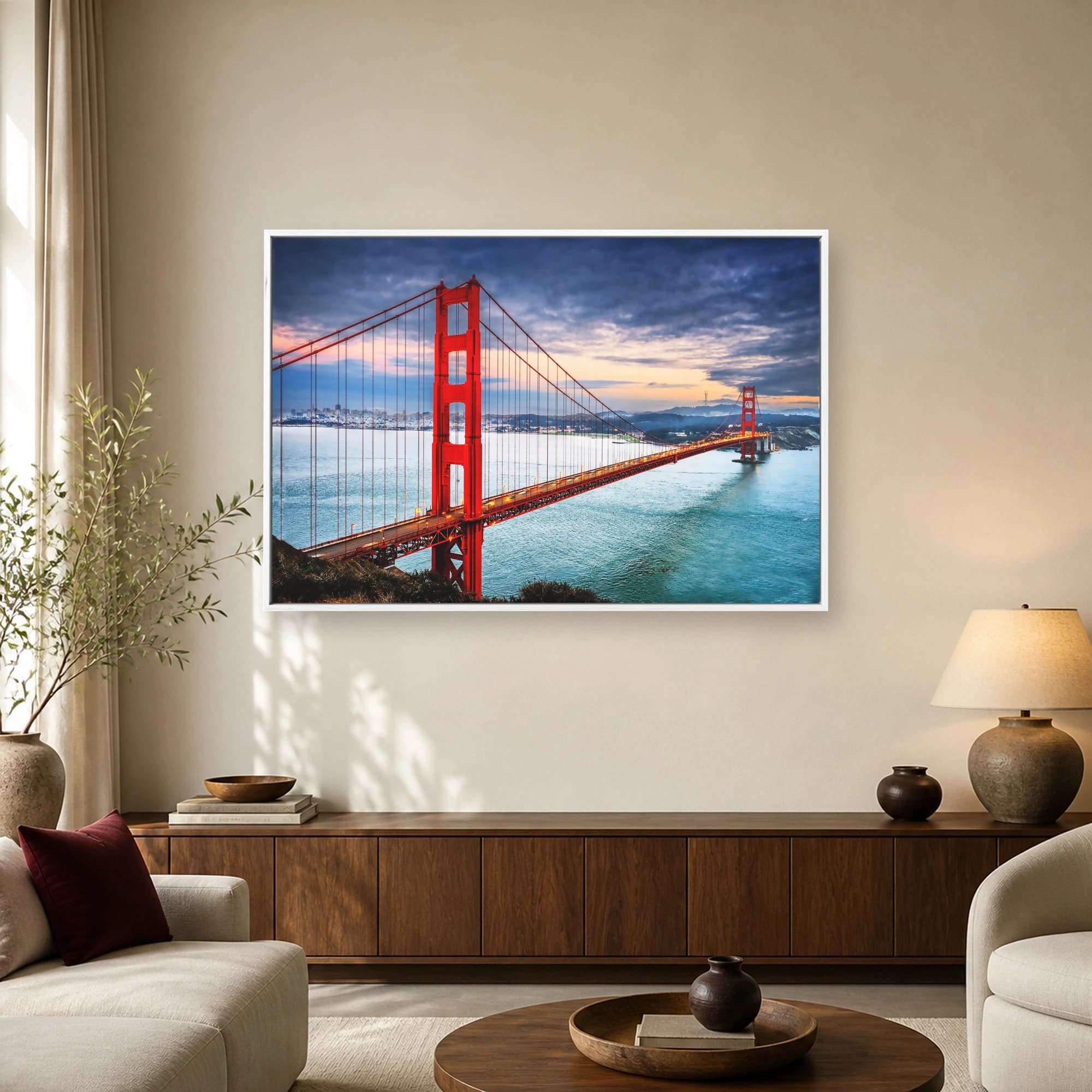 Golden Gate Bridge at Twilight Wall Art, view 2