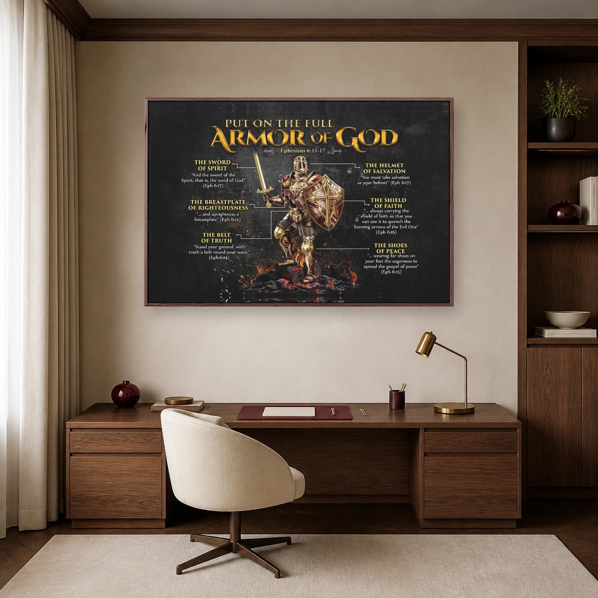 Armor of God Scripture Wall Art Poster, view 7