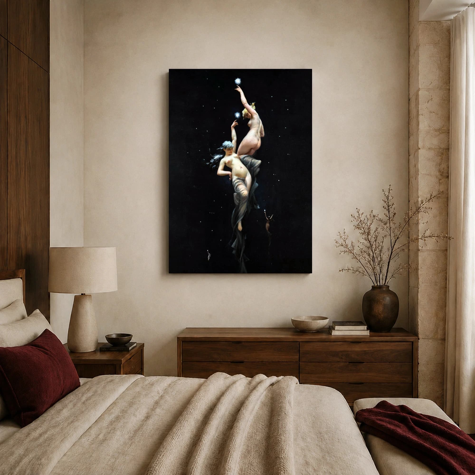 The Spirit of the Summit Canvas Print - Cosmic Wall Art, view 4