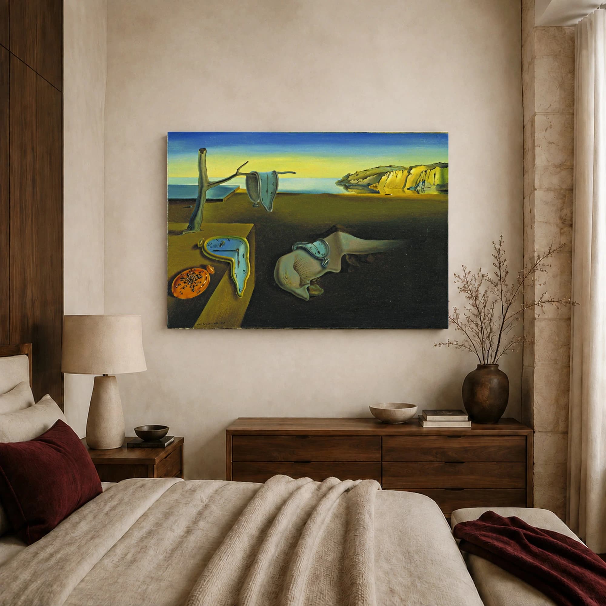 The Persistence of Memory Surrealist Wall Art, view 8