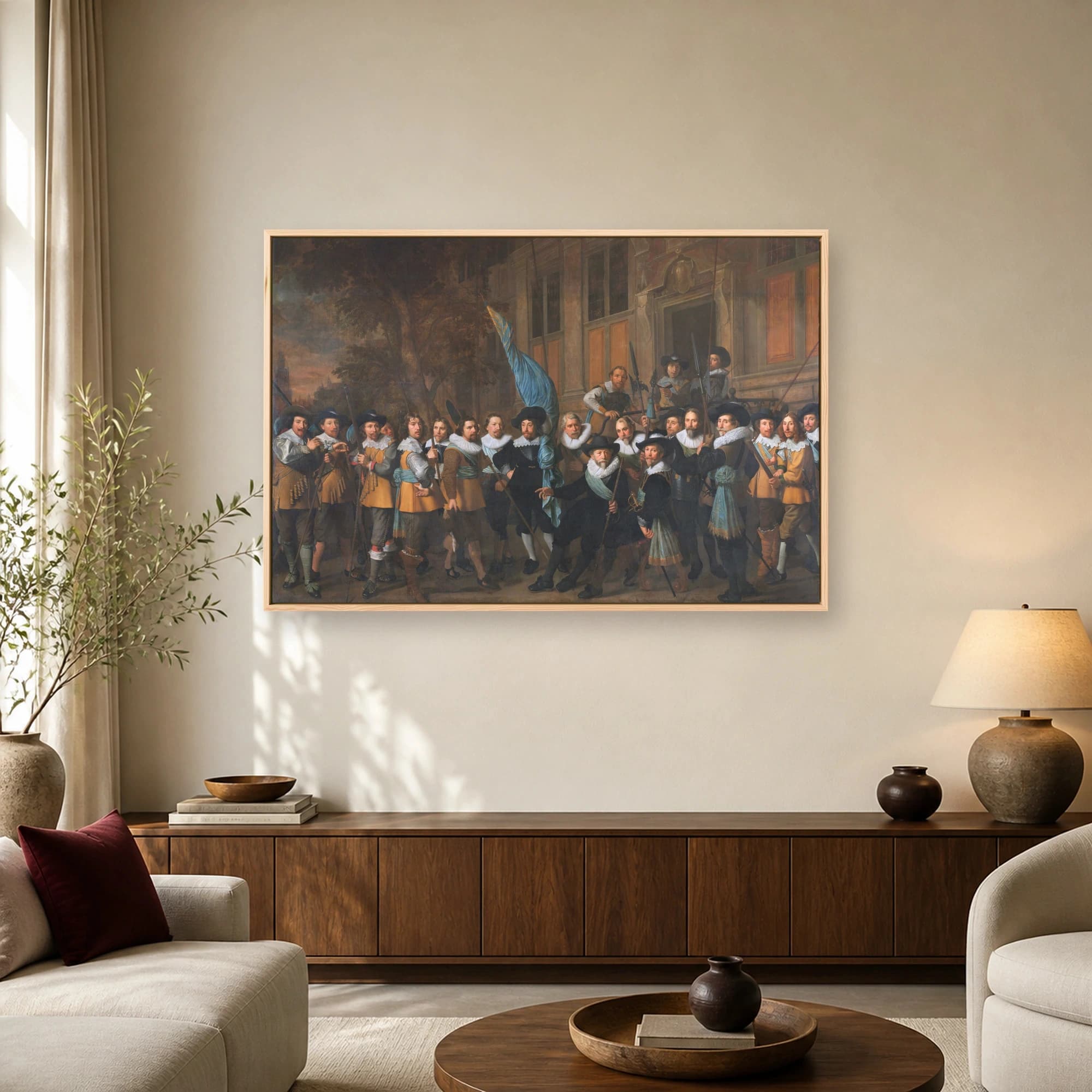 The Meagre Company Dutch Golden Age Canvas Art, view 2