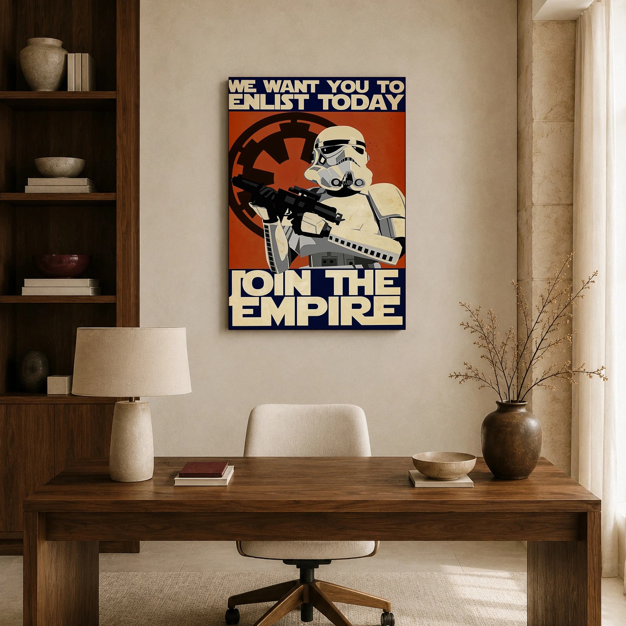 Star Wars Stormtrooper Enlist Today Movie Poster Art, view 8