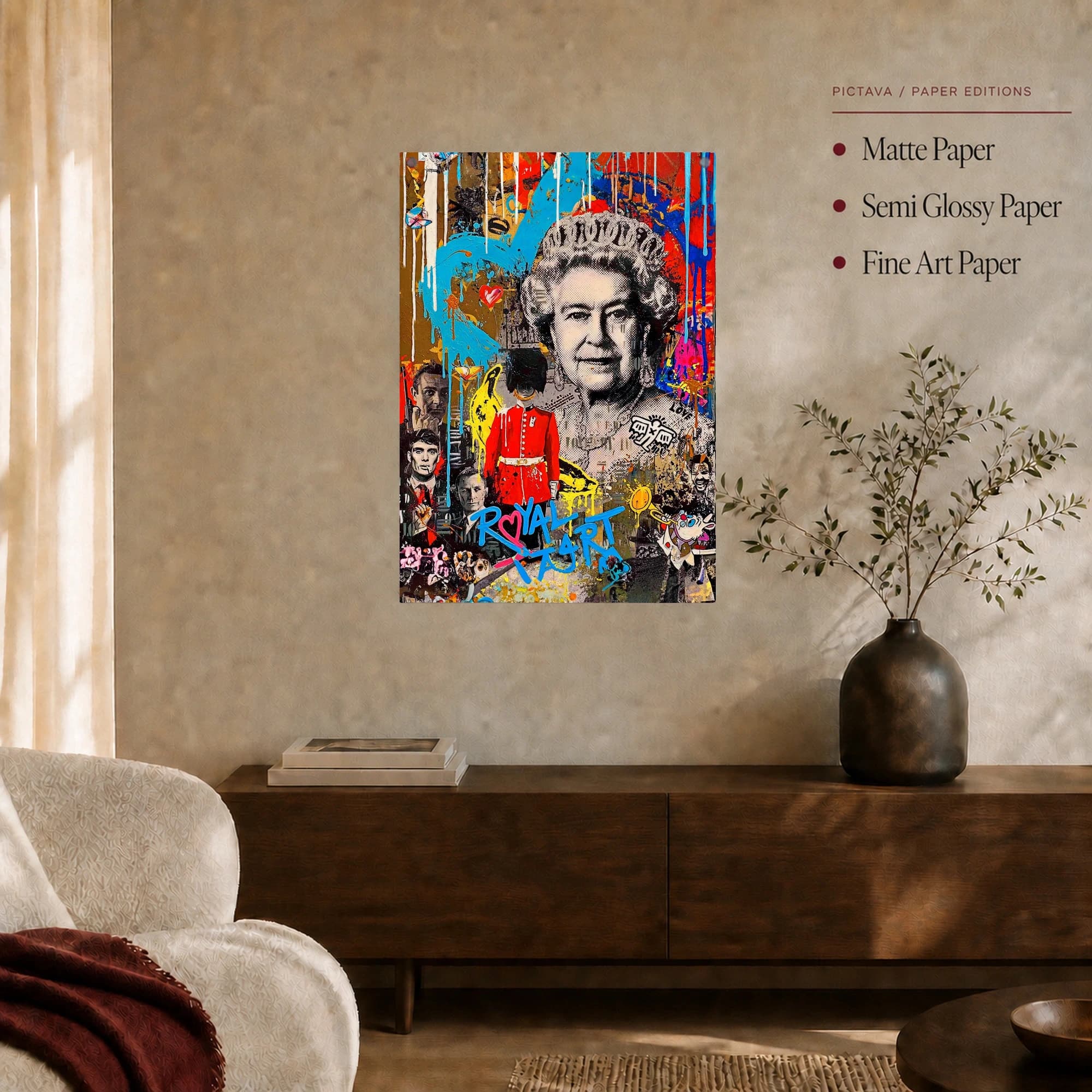 Royal Icons Urban Pop Art Canvas Print, view 5