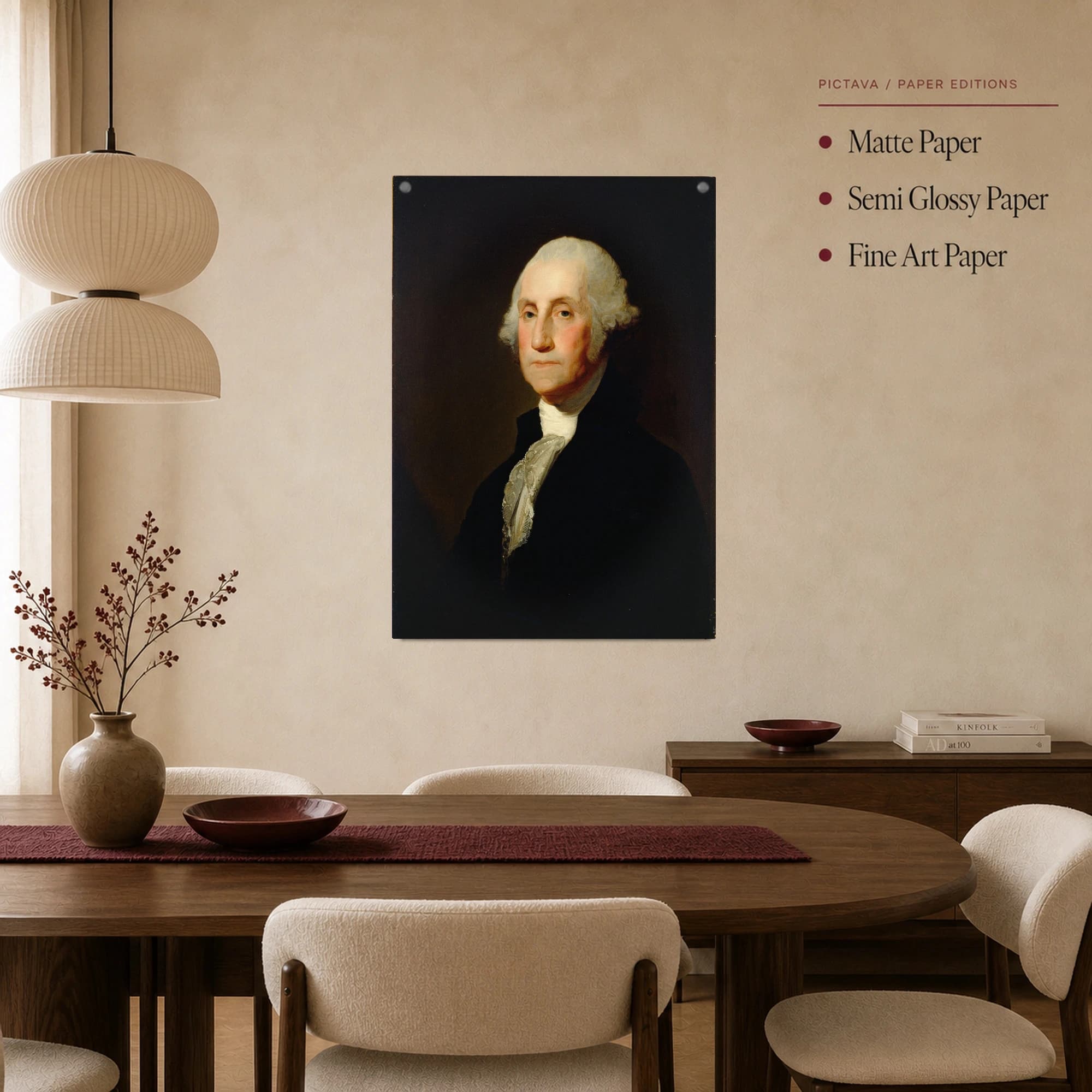 George Washington Historic Portrait Canvas Art, view 2