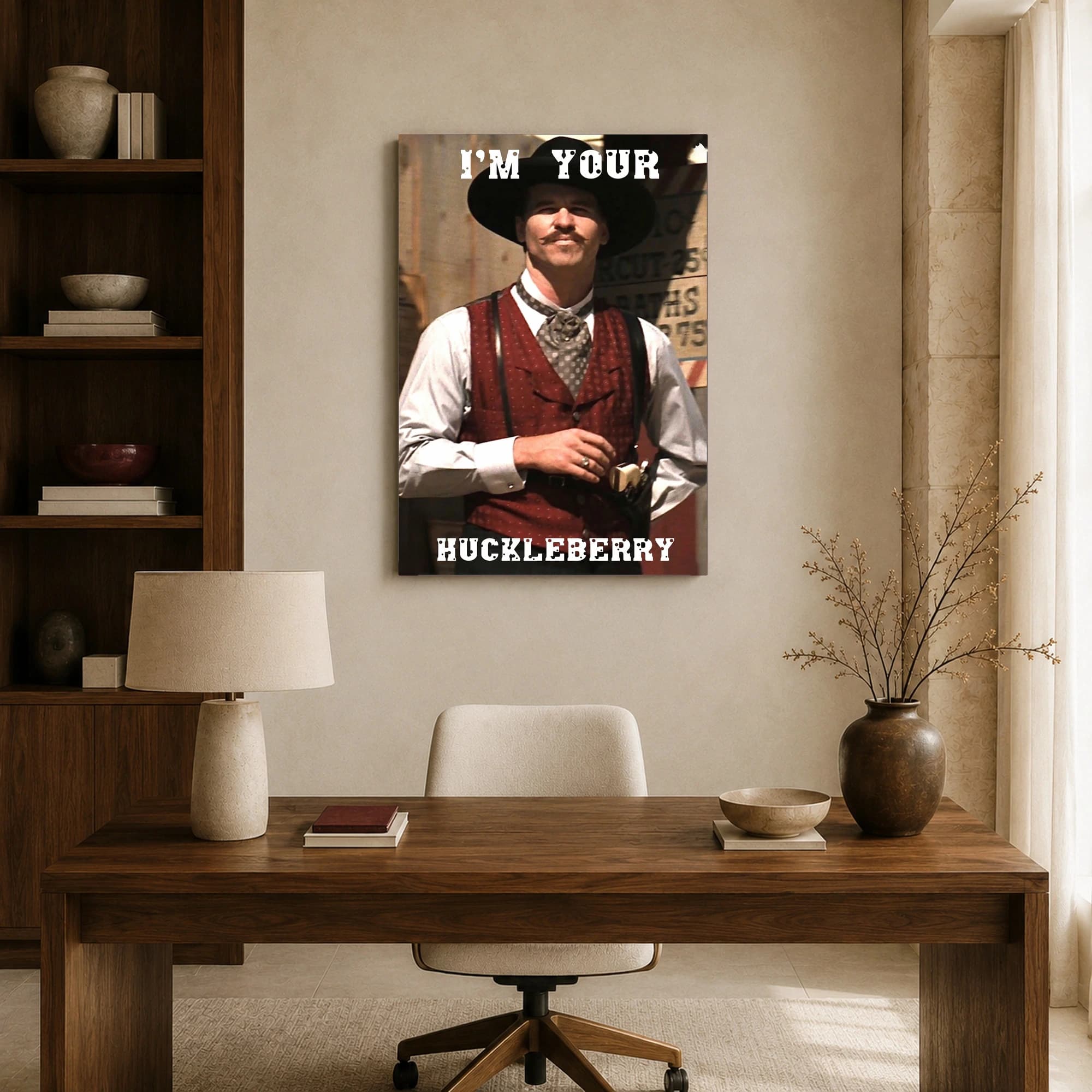 I'm Your Huckleberry Doc Holliday Movie Wall Art, view 8
