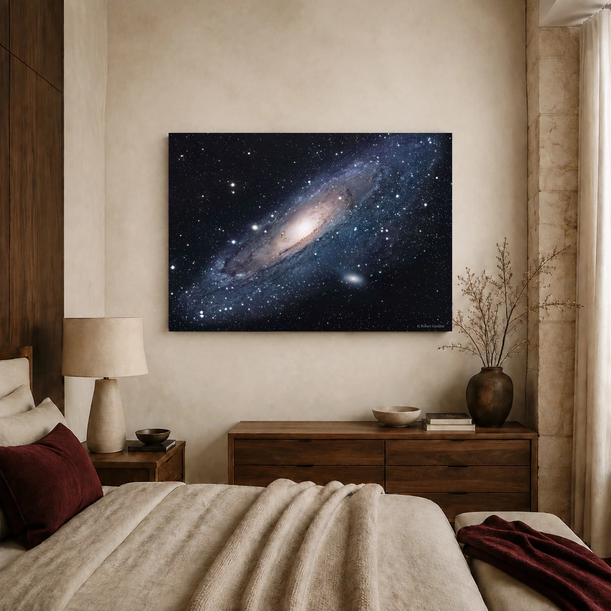 Andromeda Galaxy Deep Space Canvas Print, view 6