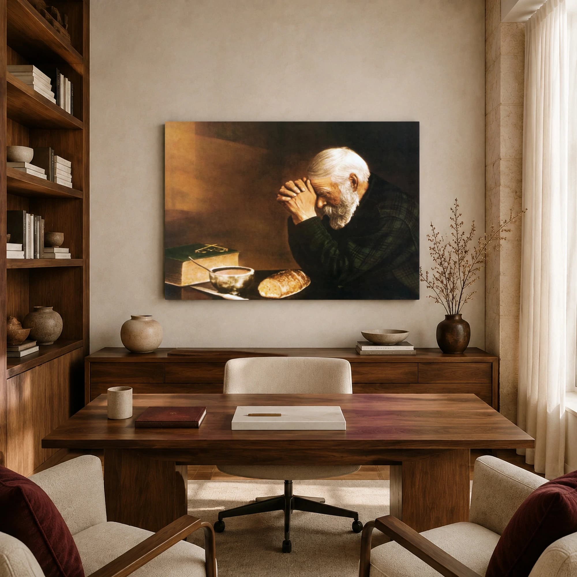 Grace Fine Art Print - Classic Prayer and Humility Wall Art, view 8