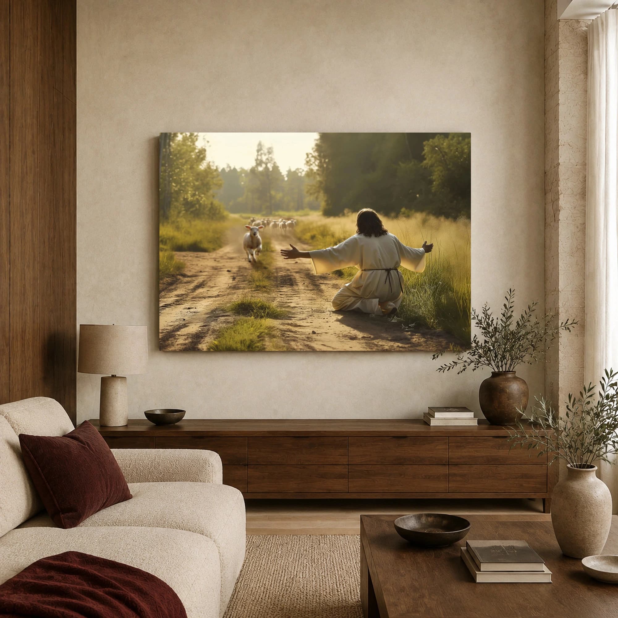 The Joyful Return Spiritual Canvas Print, view 3