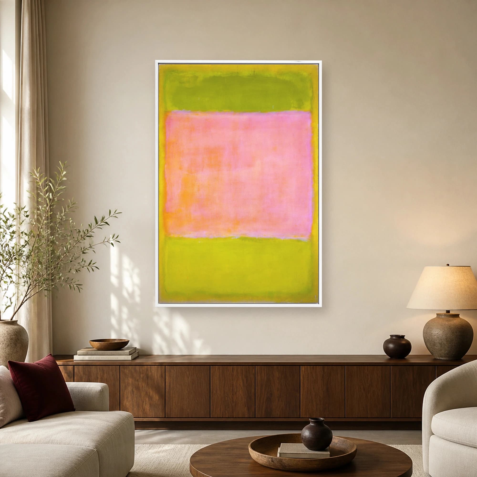 Mark Rothko Color Field Abstract Canvas Print, view 2