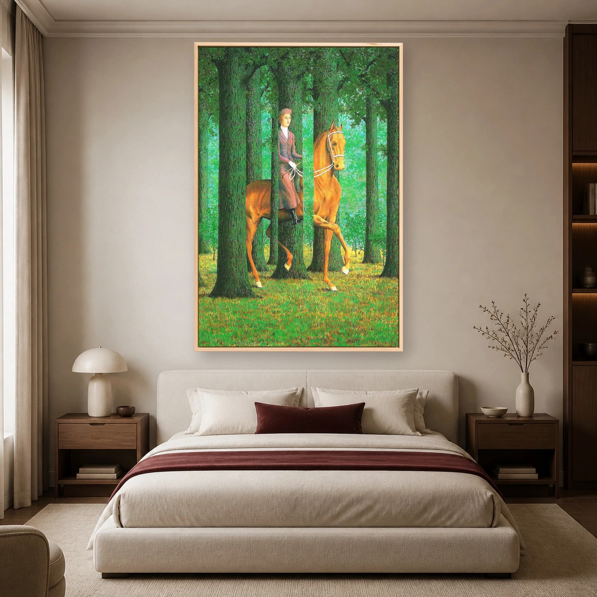 René Magritte The Blank Signature Canvas Art Print, view 4