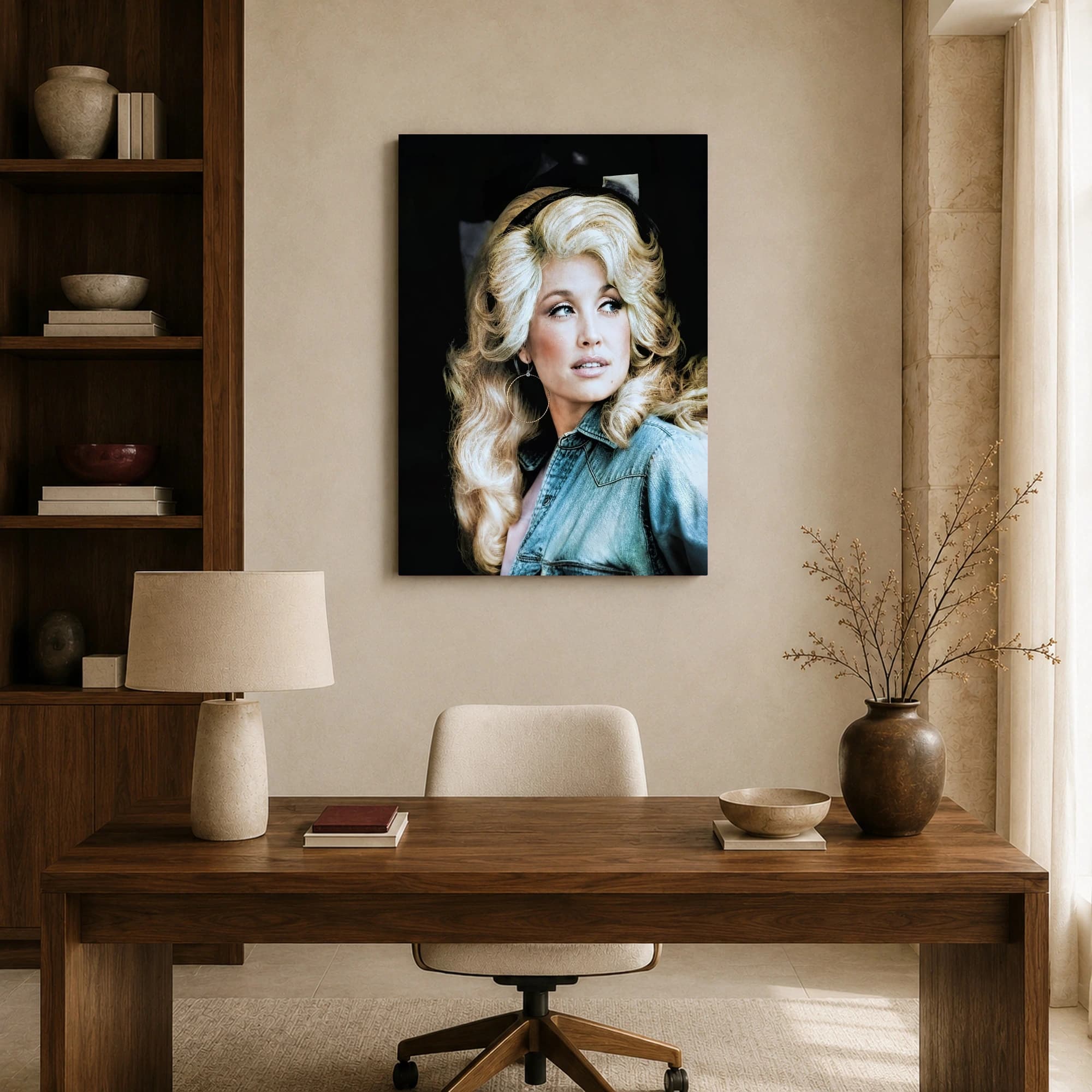 Dolly Parton Iconic Portrait Canvas Print, view 8