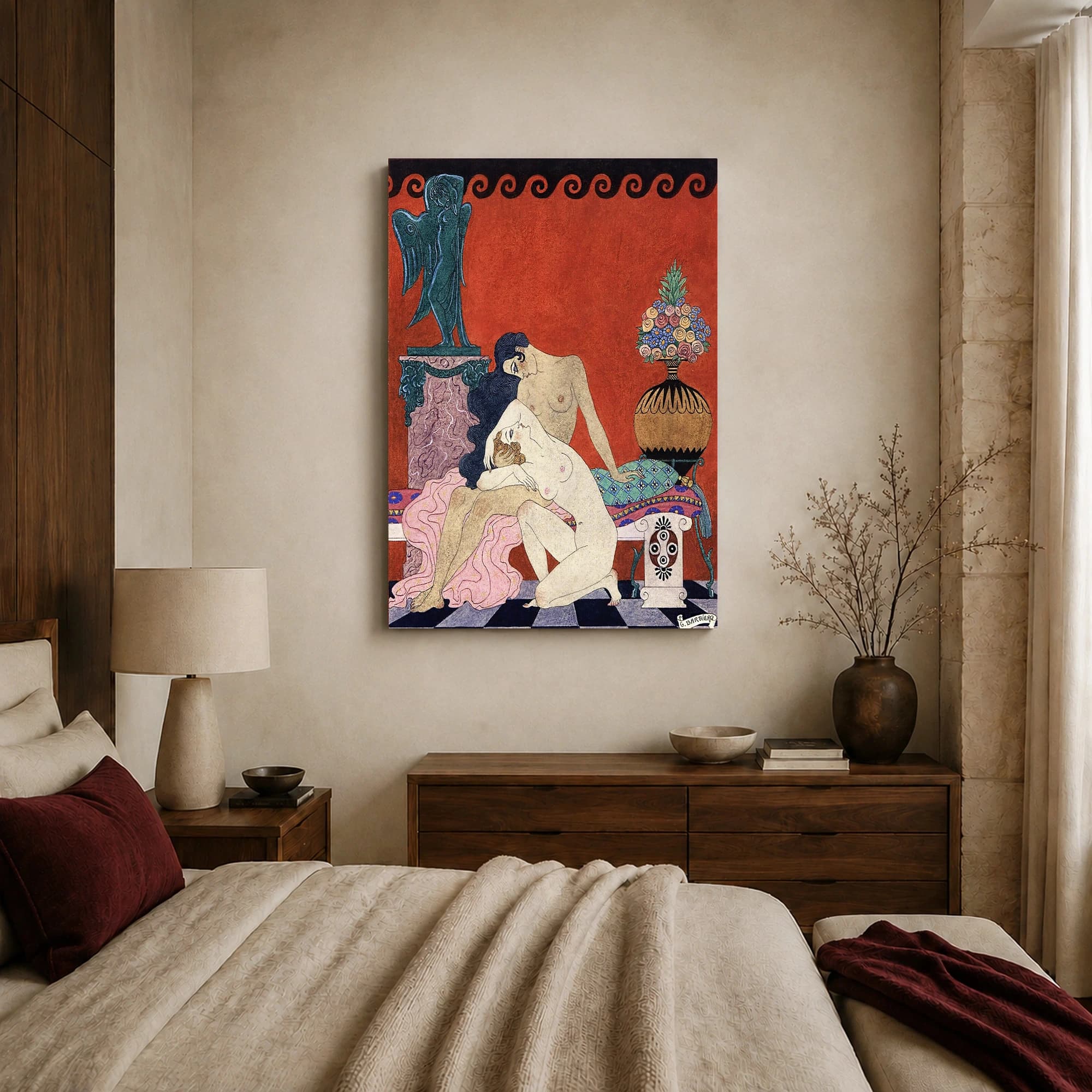 Chant de Bilitis Vintage Art Deco Fine Art Print, view 7