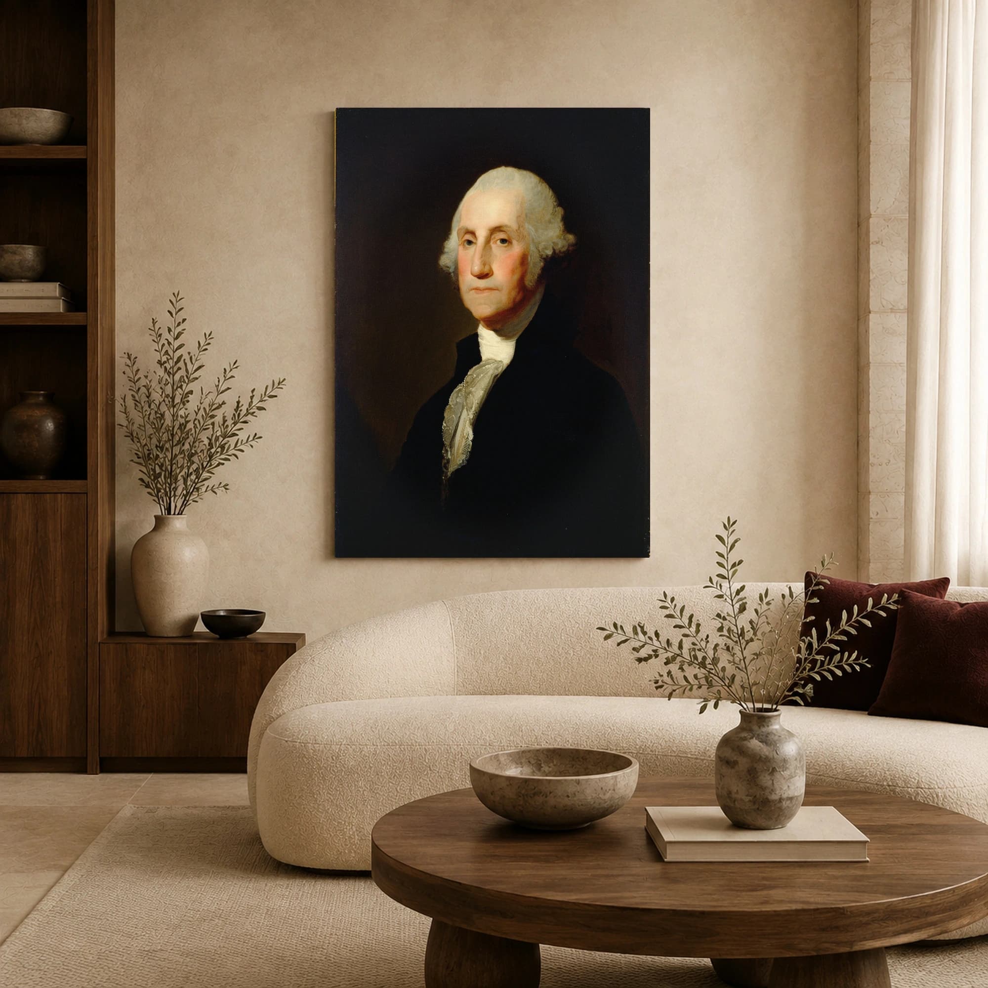 George Washington Historic Portrait Canvas Art, view 6