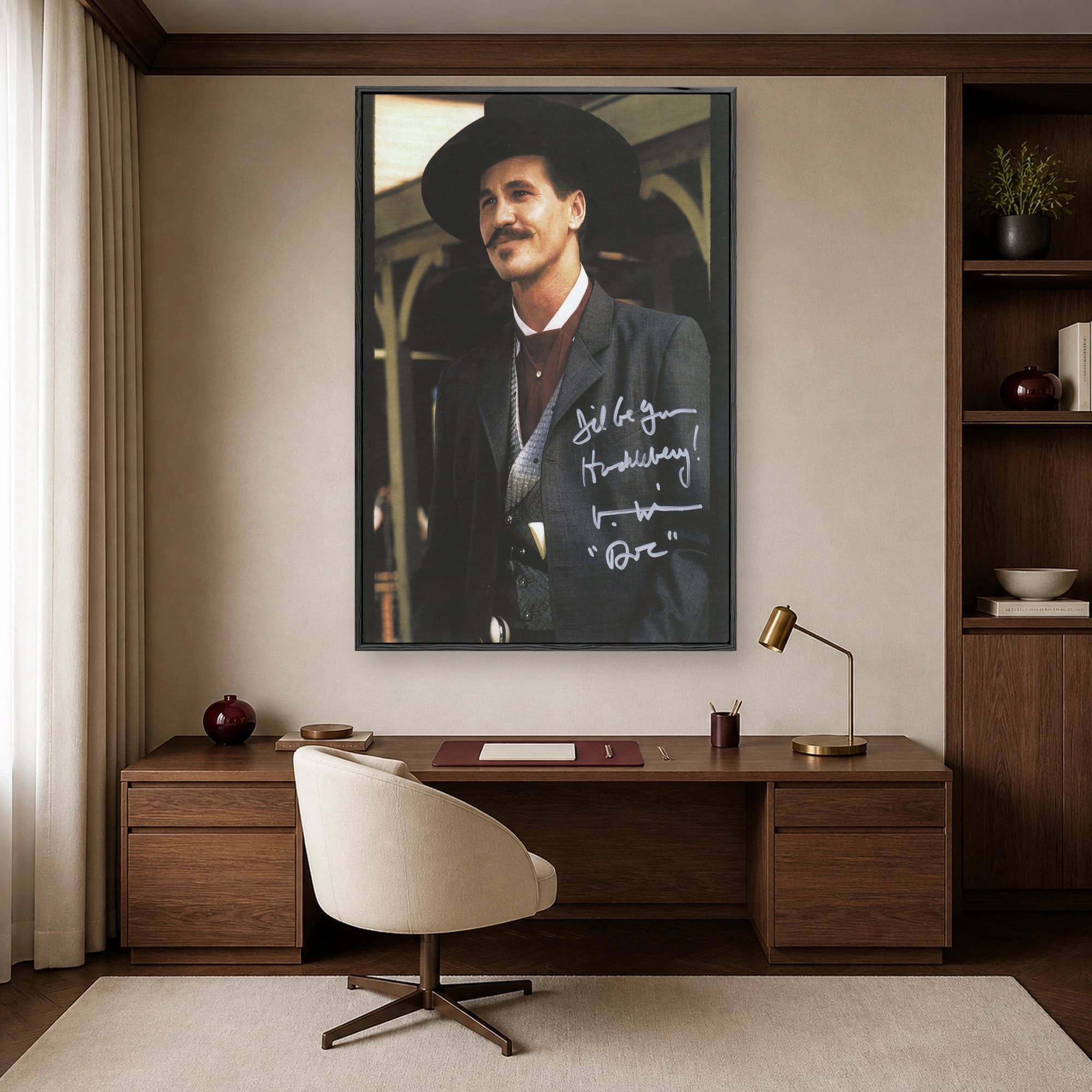 Val Kilmer as Doc Holliday in Tombstone Movie Wall Art, view 7
