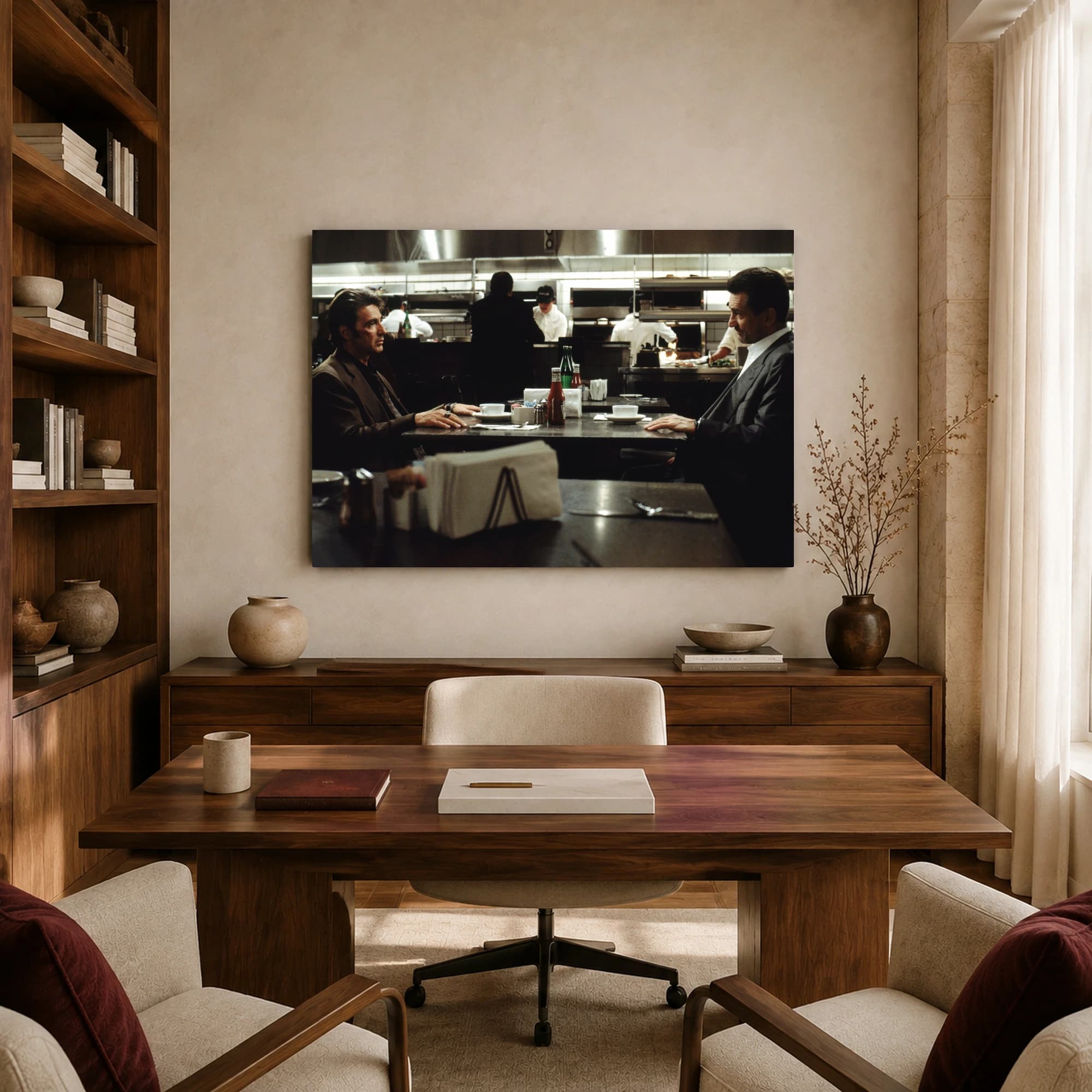 Heat Diner Scene Movie Wall Art, view 8