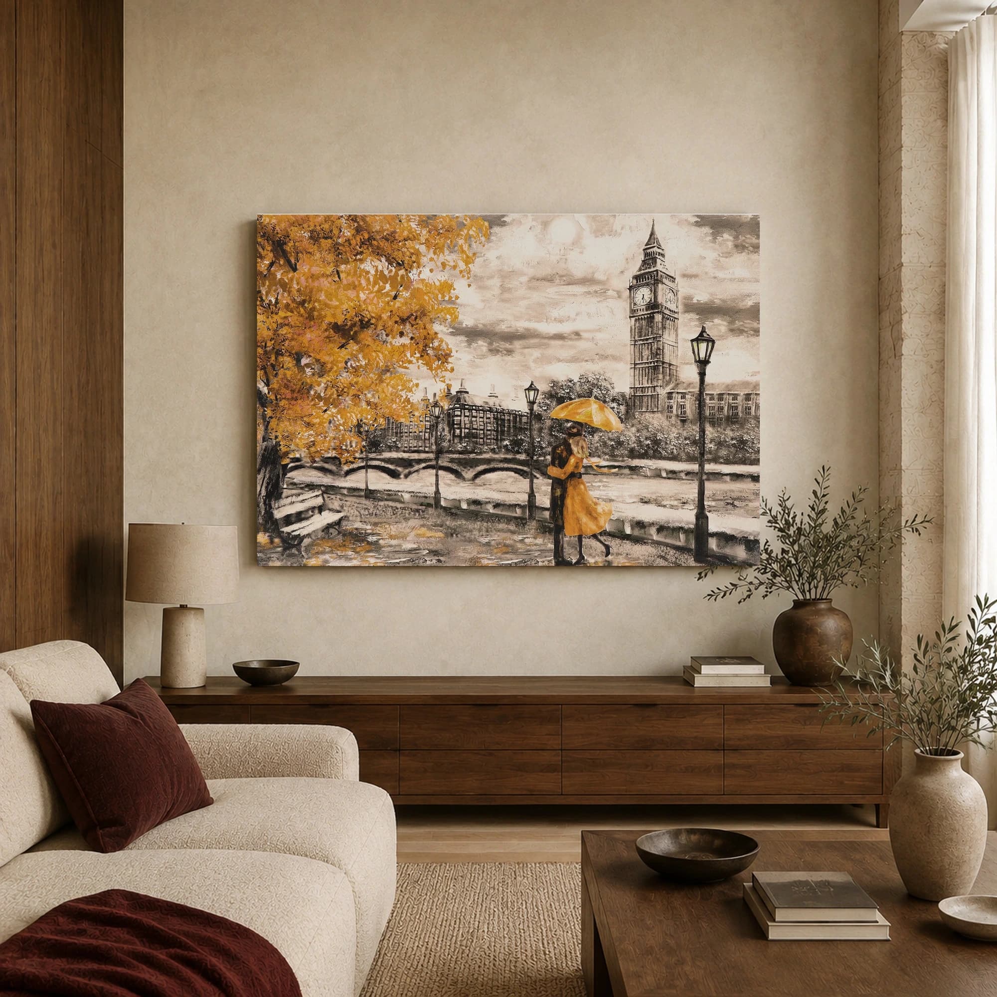 Autumn Romance in London Wall Art, view 3