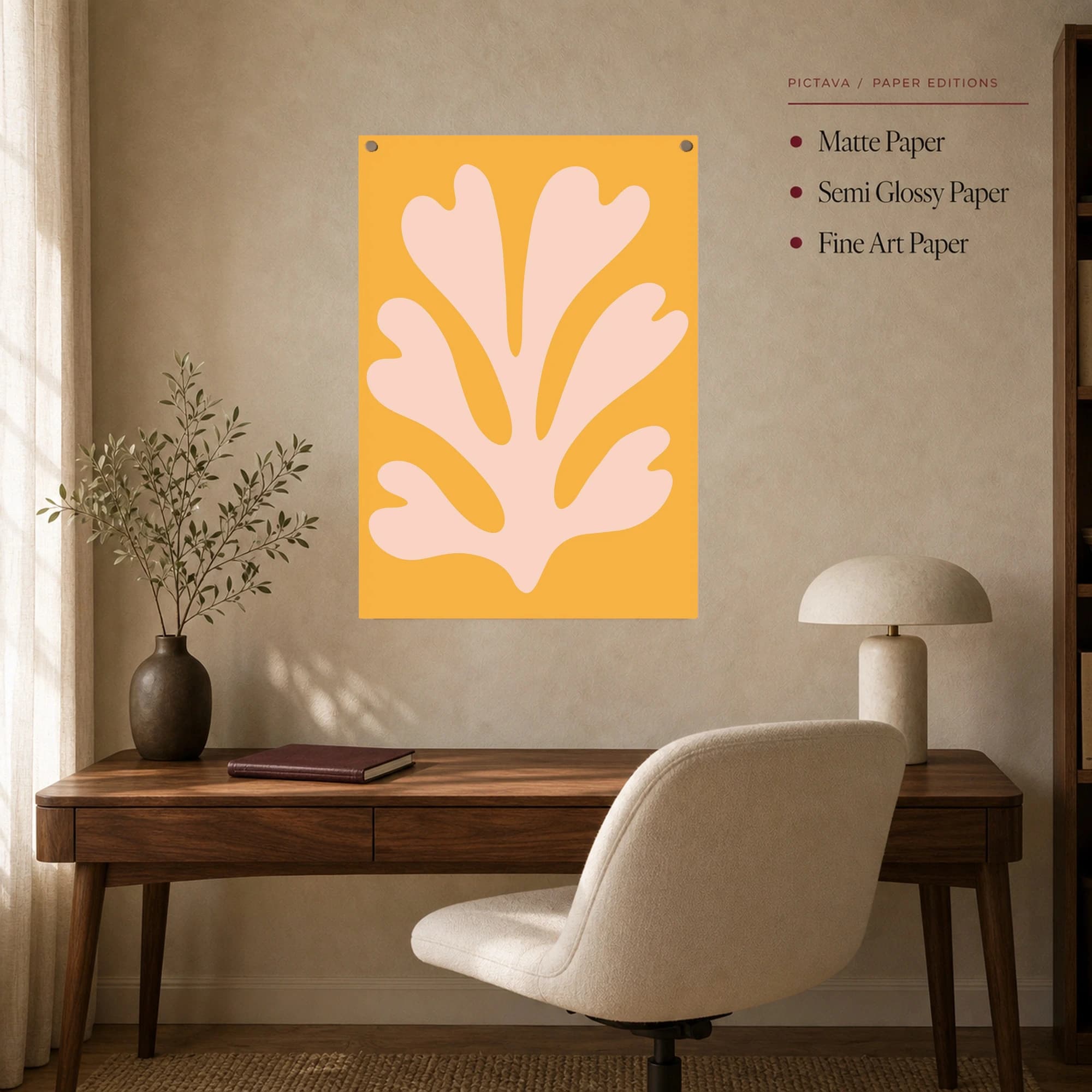 Abstract Coral Cut Out Wall Art, view 8