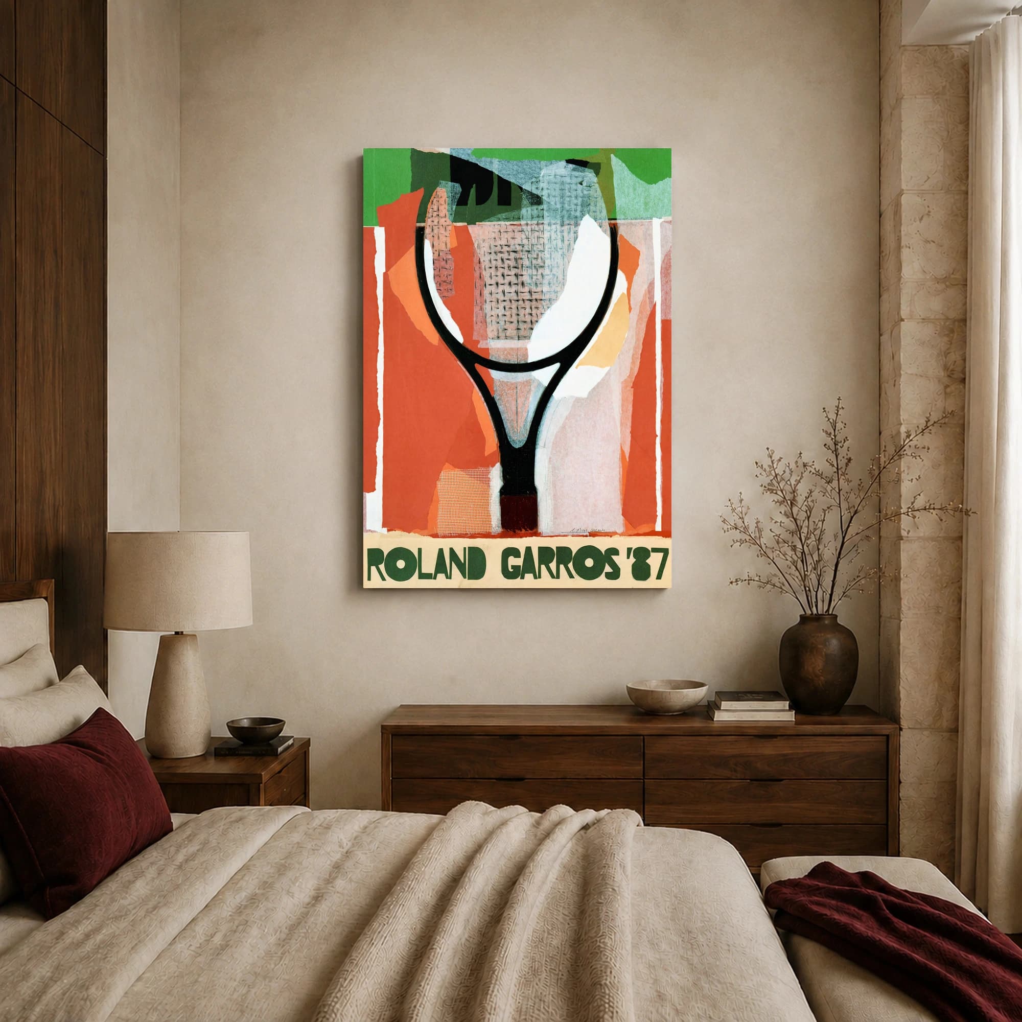 Roland Garros '87 Vintage Tennis Poster, view 6